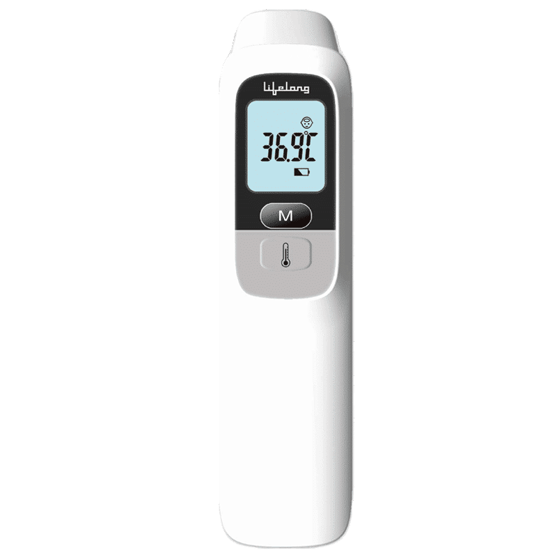 Lifelong Infrared Non Contact IR Thermometer (JA-11A, White)