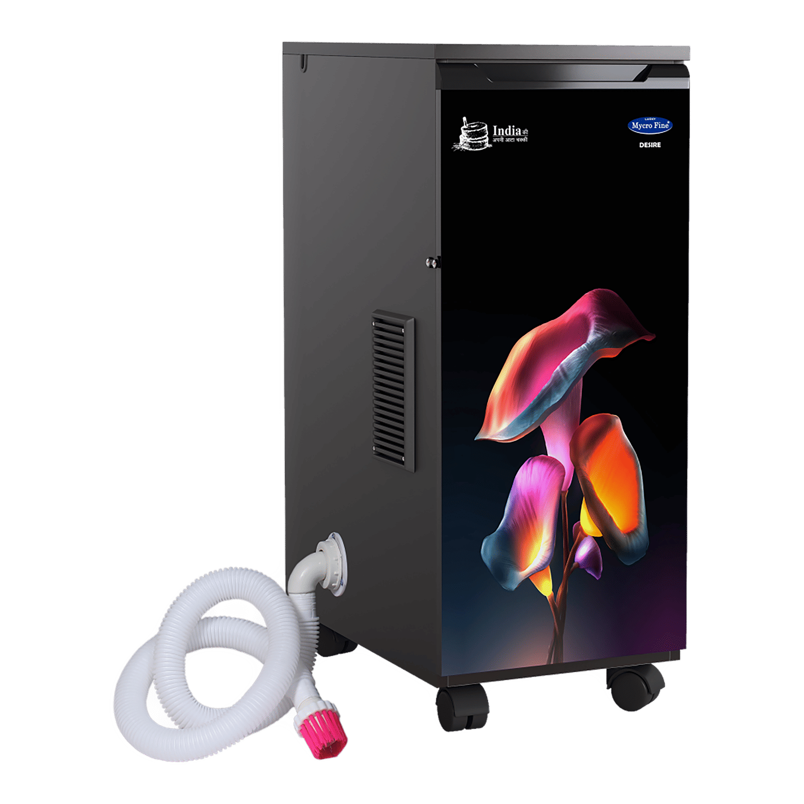 Mycro Fine Desire VC 5 Kg Flour Mill Machine (6 Blade SS Rotar, LMFA0375, Tropical Flower)