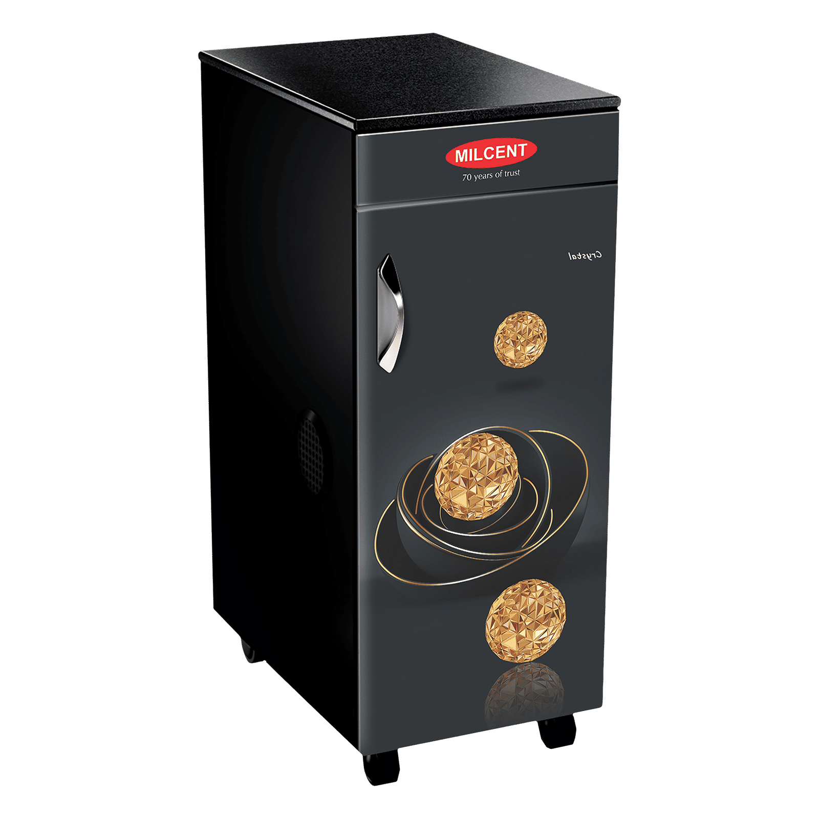 MILCENT Active Plus 210 Watts Flour Mill Machine (Stainless Steel Blade, Active Plus VC 210, Black)