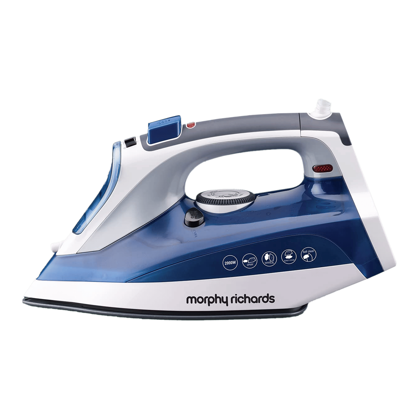 Morphy Richards Super Glide 2000 Watts 350ml Steam Iron (Steam Burst, Blue)