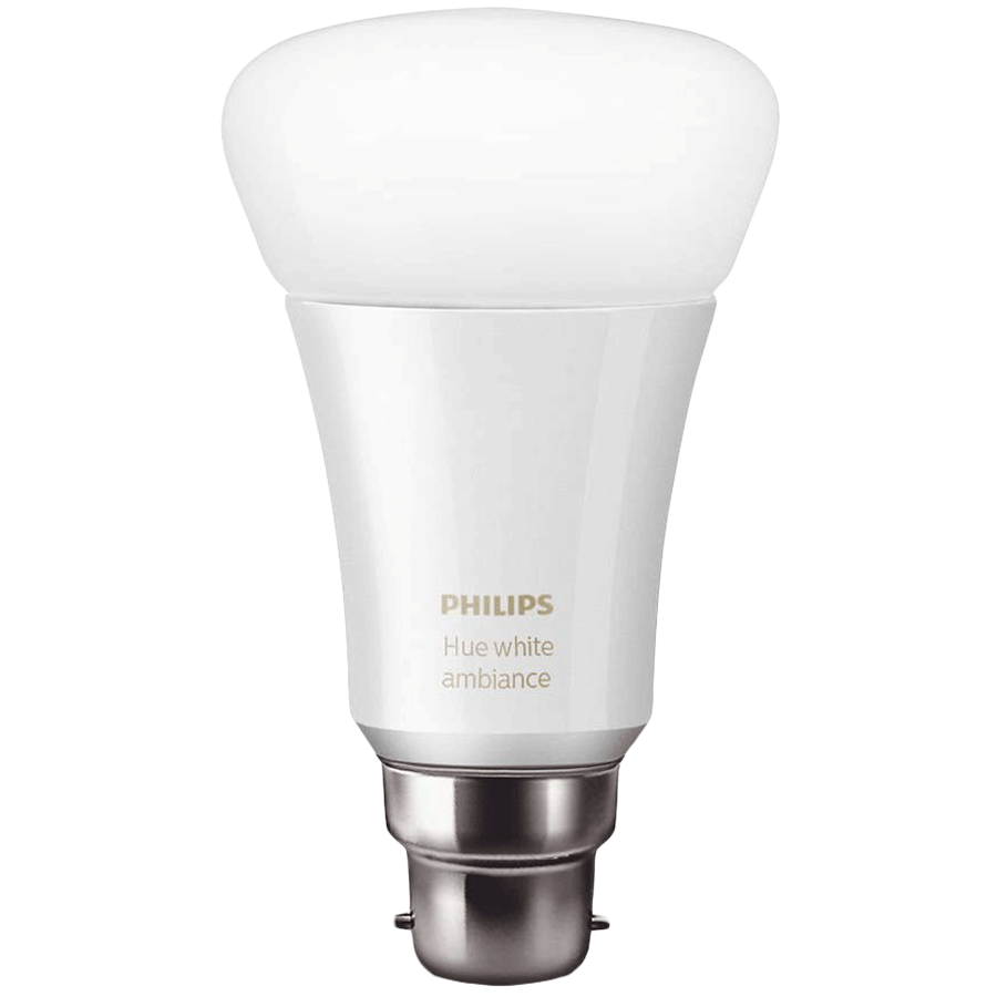 PHILIPS Hue Electric Powered 10 Watt Smart Bulb (B22, White)