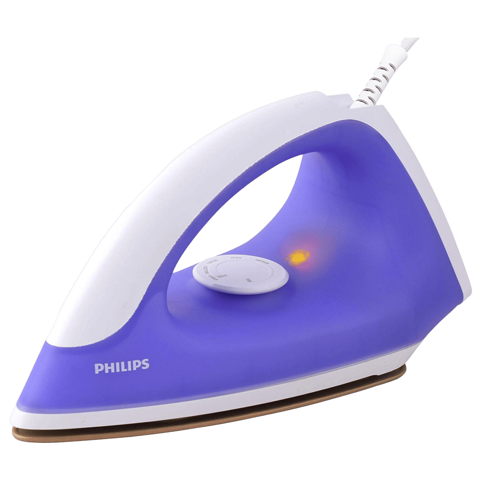 PHILIPS Classic 750 Watts Dry Iron (Precision Tip, Purple)