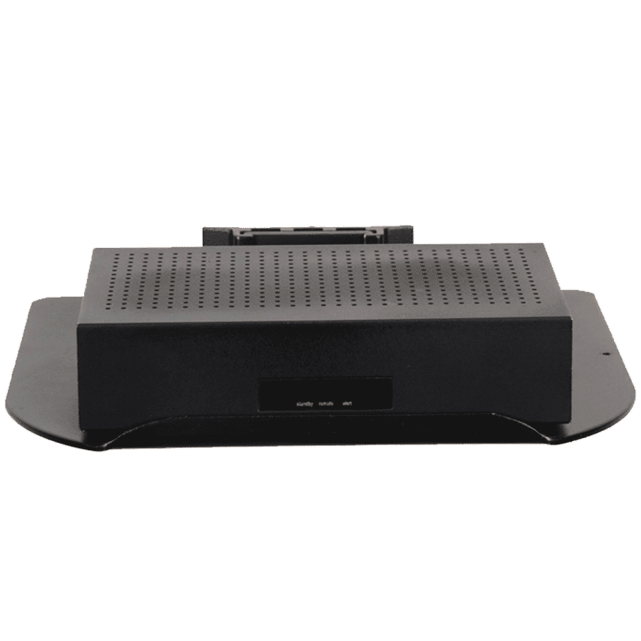 RD PLAST Wall Mount Set-Top Box Stand (RW 4010-2, Black)