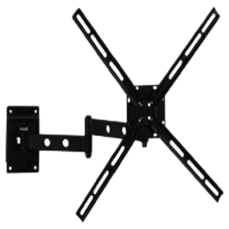 RD PLAST 32-50 inch Swivel Wall Mount TV Stand (Black)