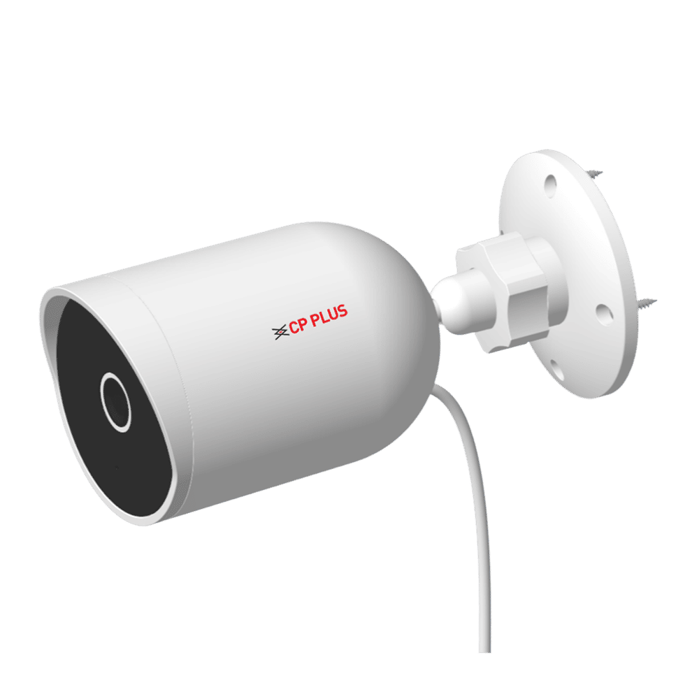 CP PLUS Ezykam HD WiFi CCTV Security Camera (Google Assistant Support, CP-V41A, White)