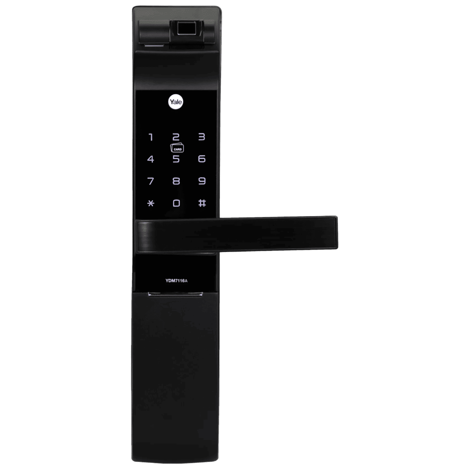 Yale YDM 7116A Digital Smart Lock (Low Battery Alert, Matt Black)