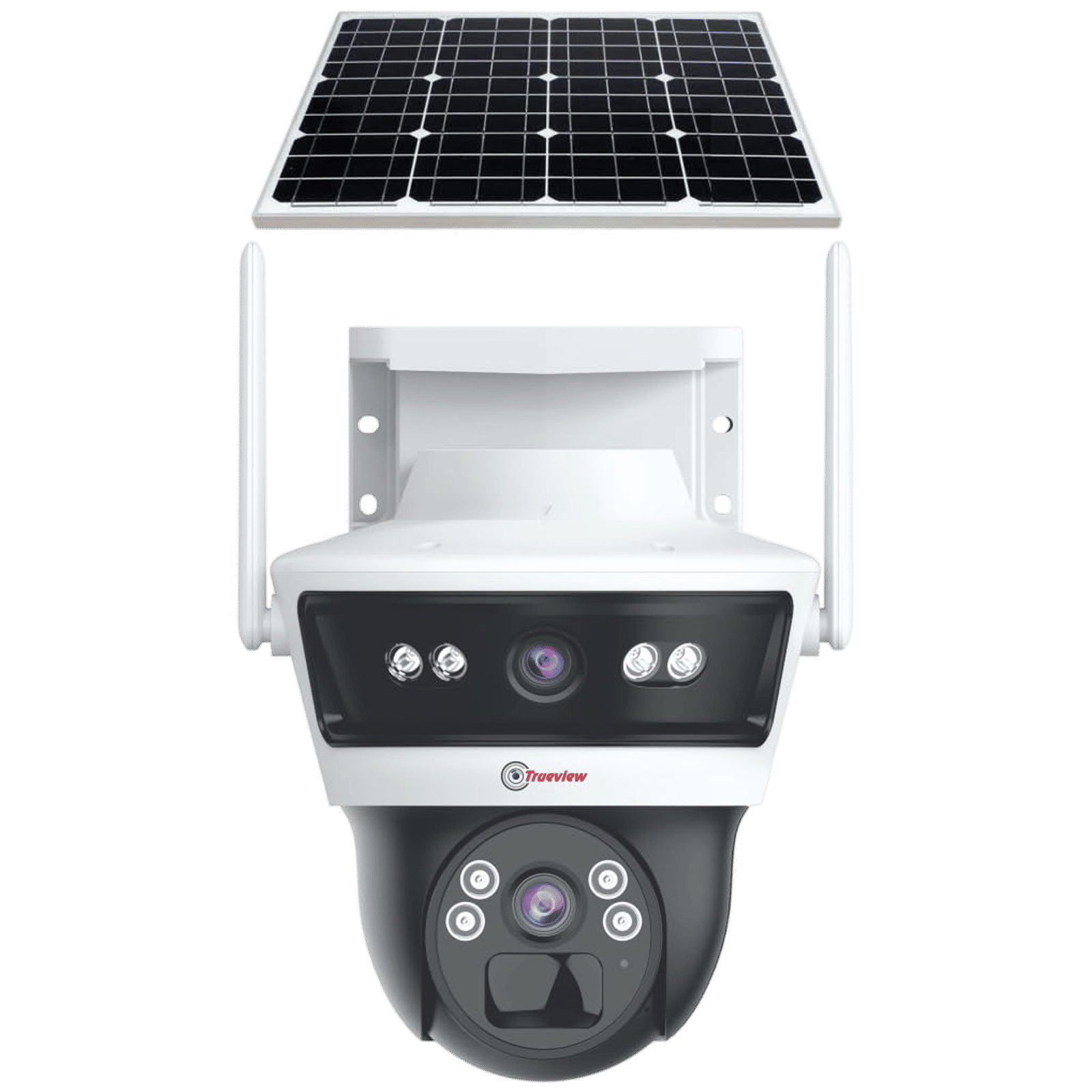 Trueview Solar Linkage 4G Dome CCTV Security Camera (Solar Powered, T18200, White)
