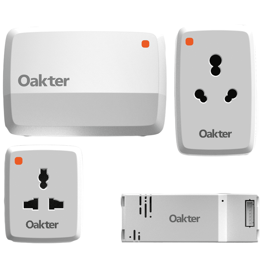Oakter Alexa & Google Assistant Smart Home Kit For Home Appliances (Voice Control, White)