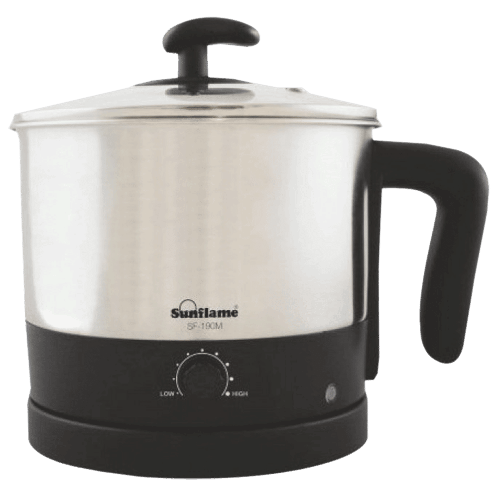 Sunflame SF-190M 600 Watt Litre Electric Kettle with Water Level  Indicator (Black)
