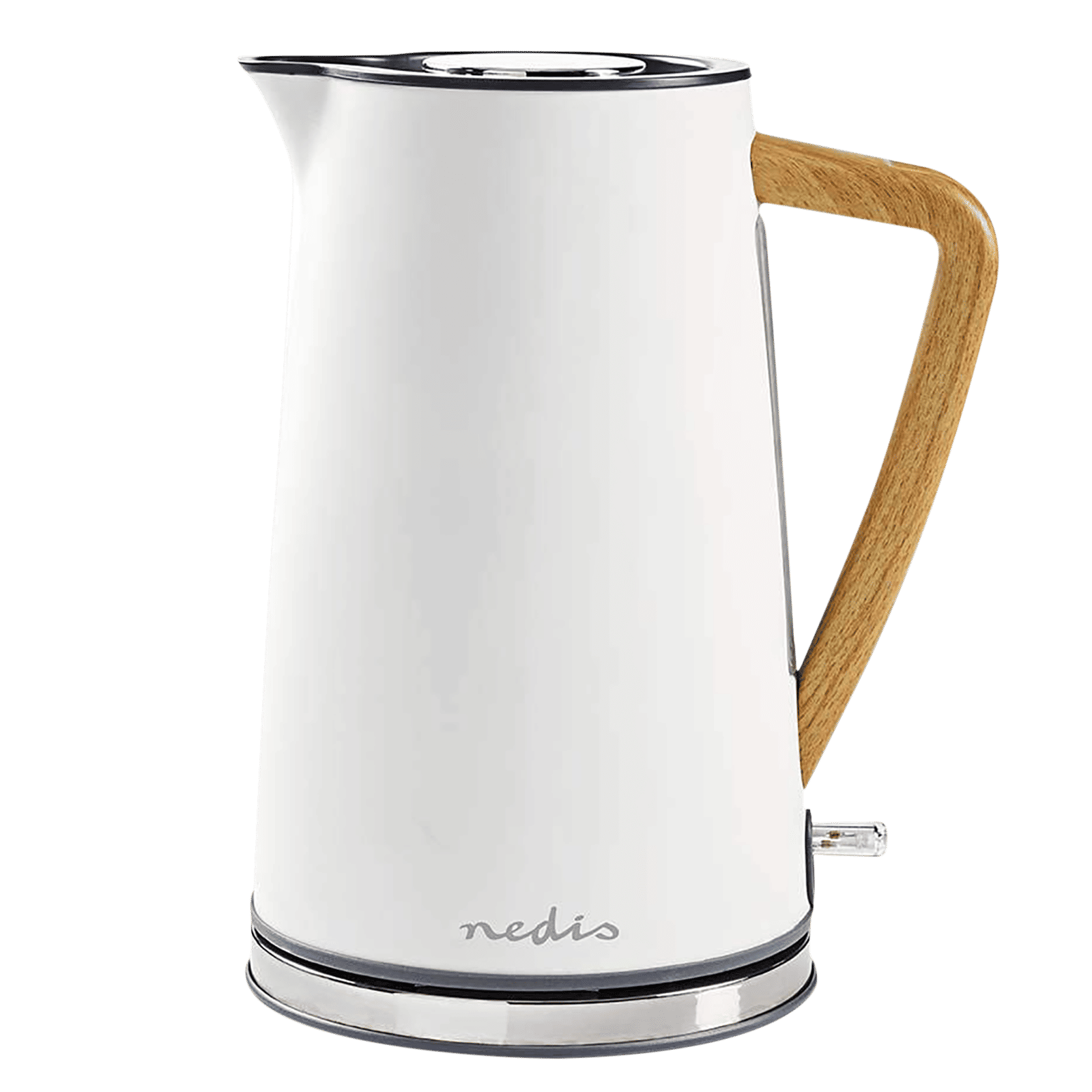 nedis 2200 Watt 1.7 Litre Electric Kettle with Boil Dry Protection (White)