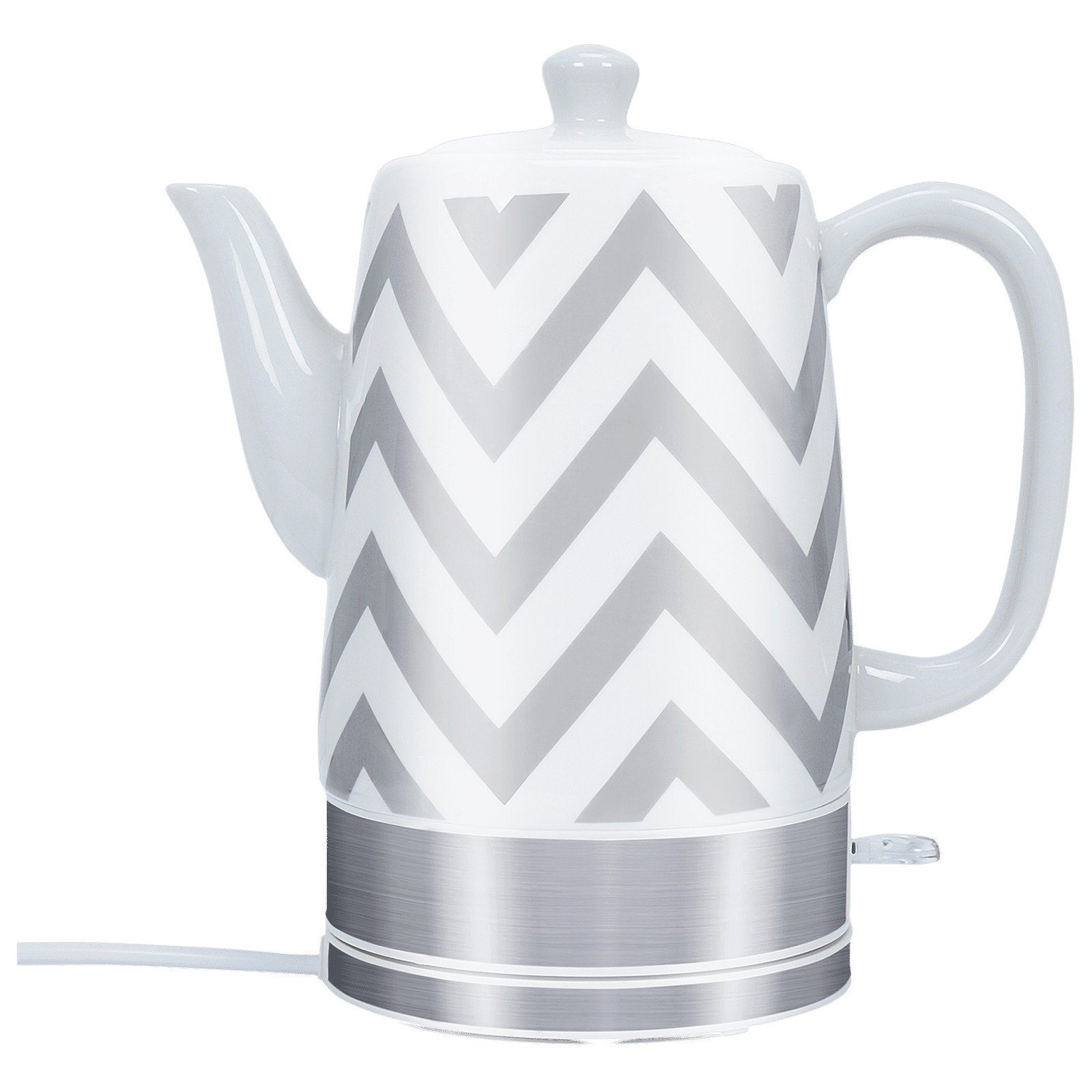 Croma 1630 Watt 1.5 Litre Electric Kettle with Detachable Base (White)