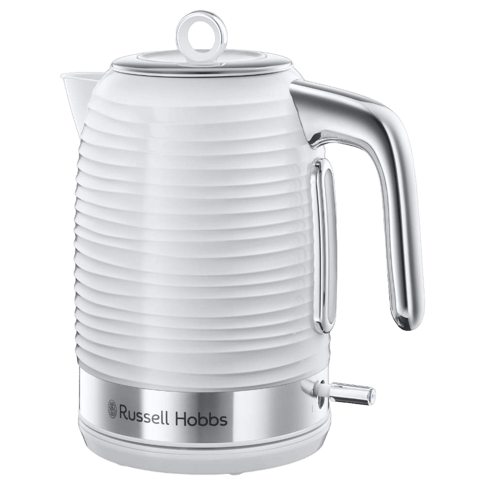 Russell Hobbs Inspire 2400 Watt 1.7 Litre Electric Kettle with 360 Degree Cordless Base (White)