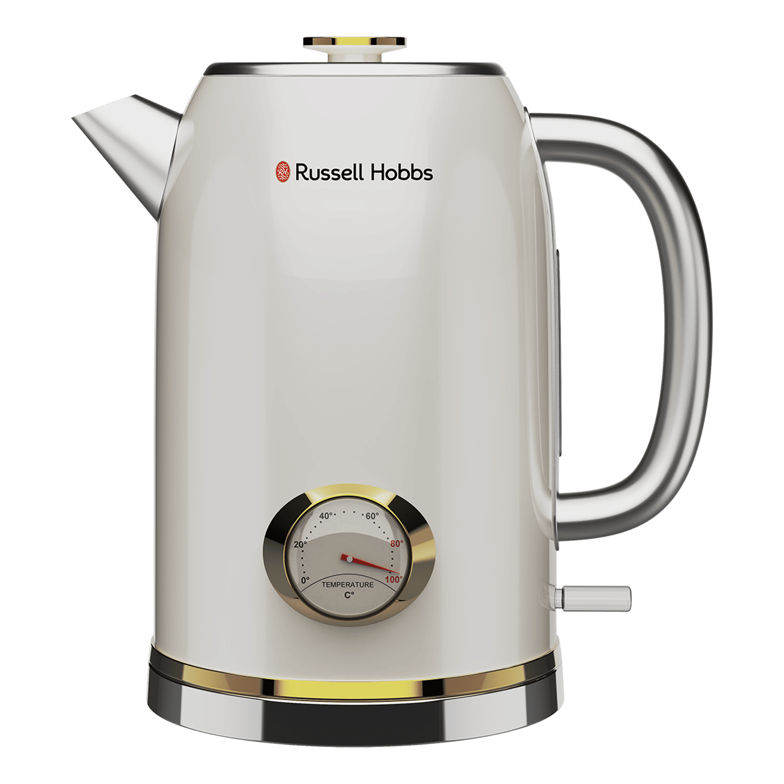 Russell Hobbs TrueTemp 1500 Watt 1.8 Litre Electric Kettle with Auto Shut Off (White)