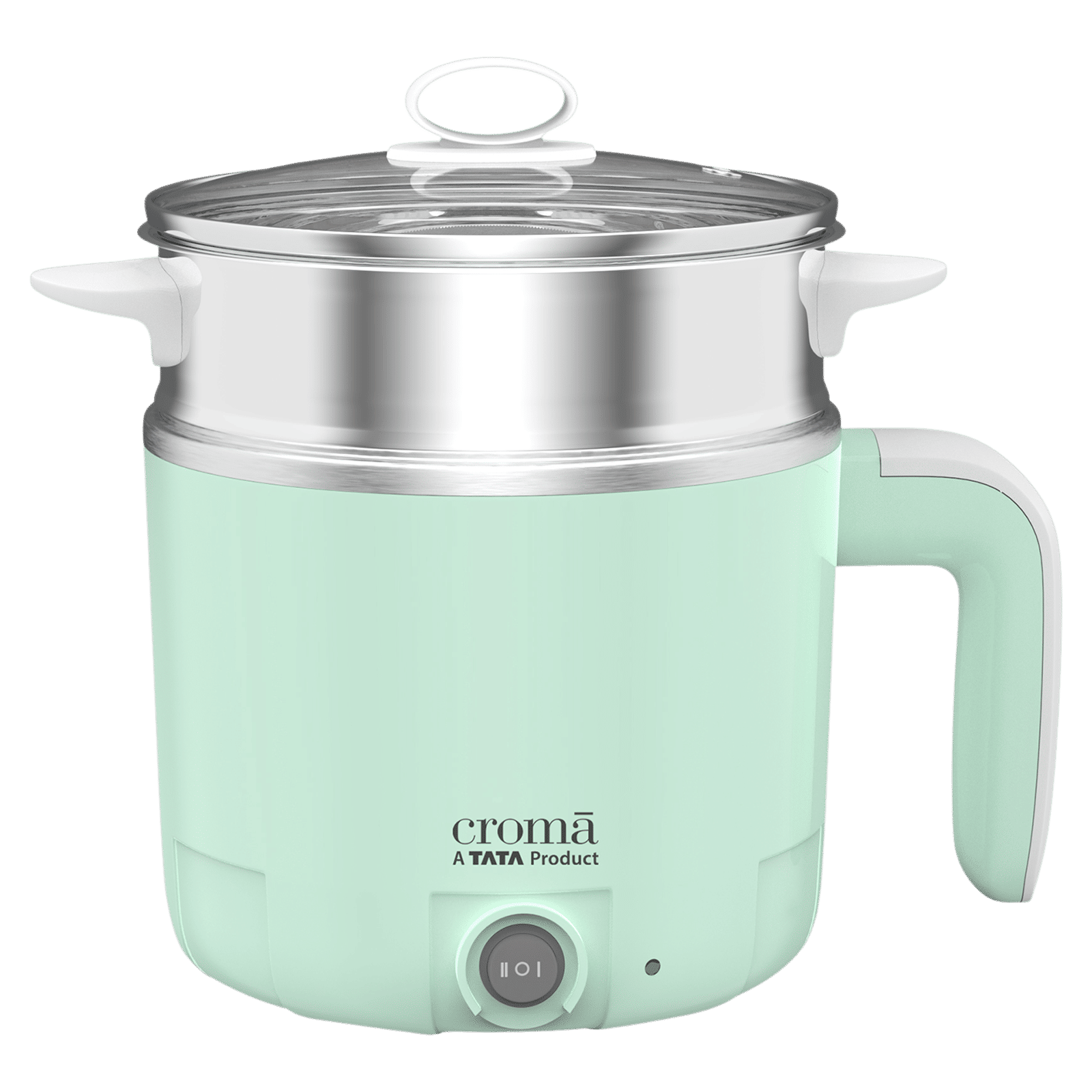 Croma AK5802 650 Watt 1.2 Litre Multi Cook Kettle with Auto Shut-Off (Green)