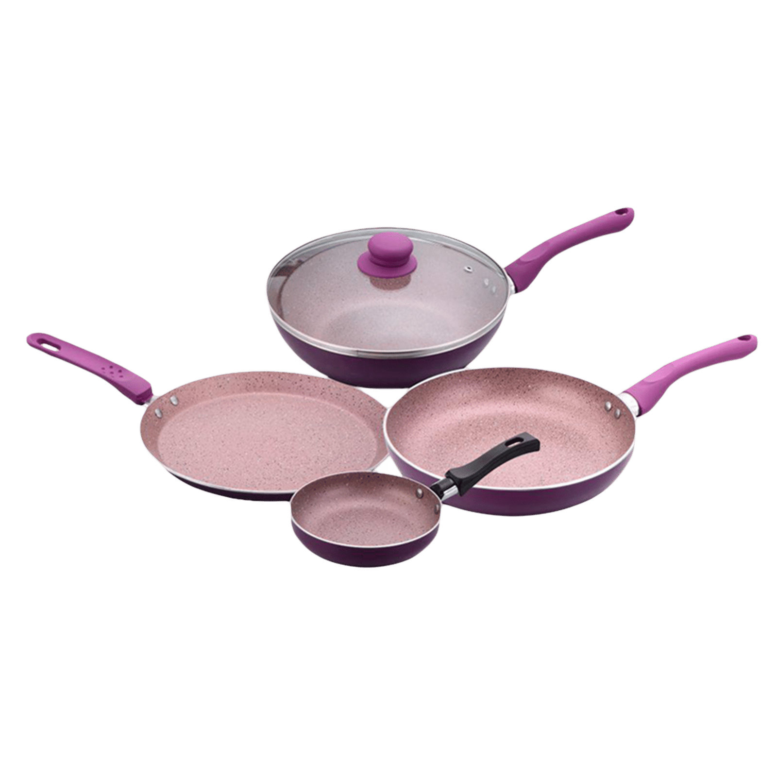 WONDERCHEF Royal Cooking Utensils (Non-stick Coating, 60018331, Purple)