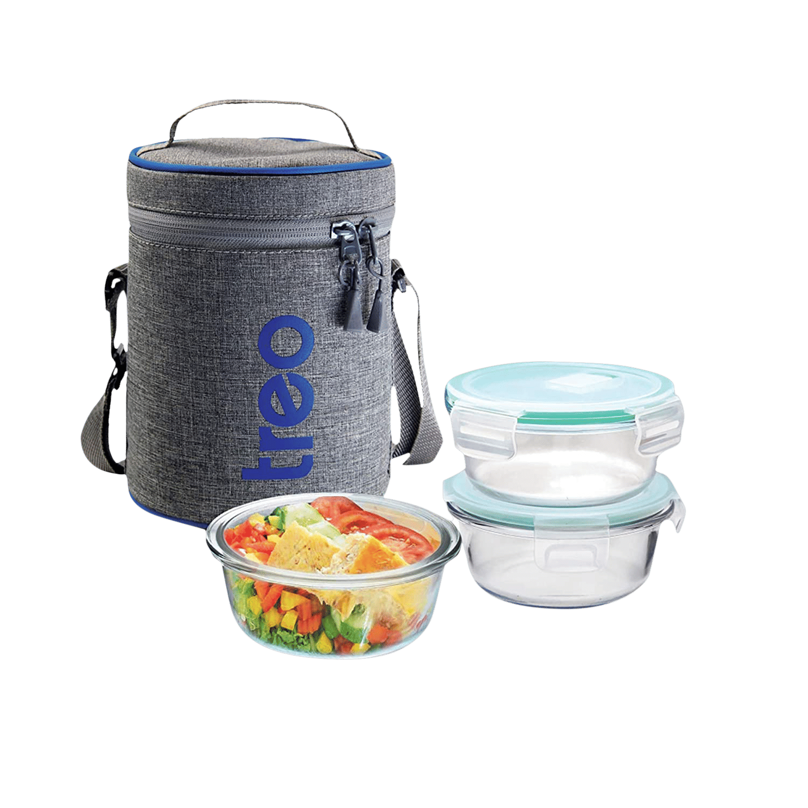 TREO BOROSILICATEGLASS TIFFIN 3PCS SET