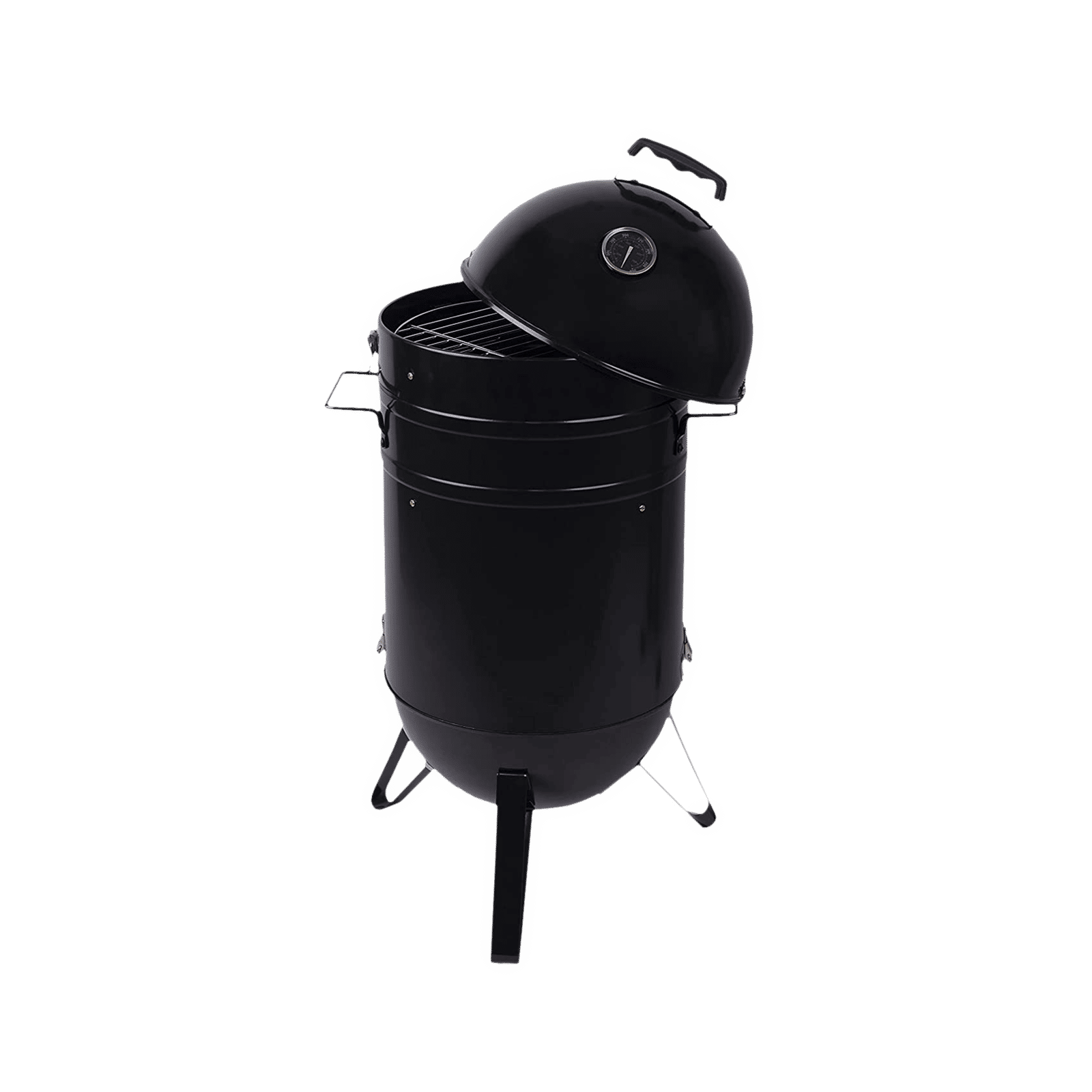 Peng Essential Premium Barrell Style Charcoal Barbeque & Smoker Grill (Scratch Resistant)