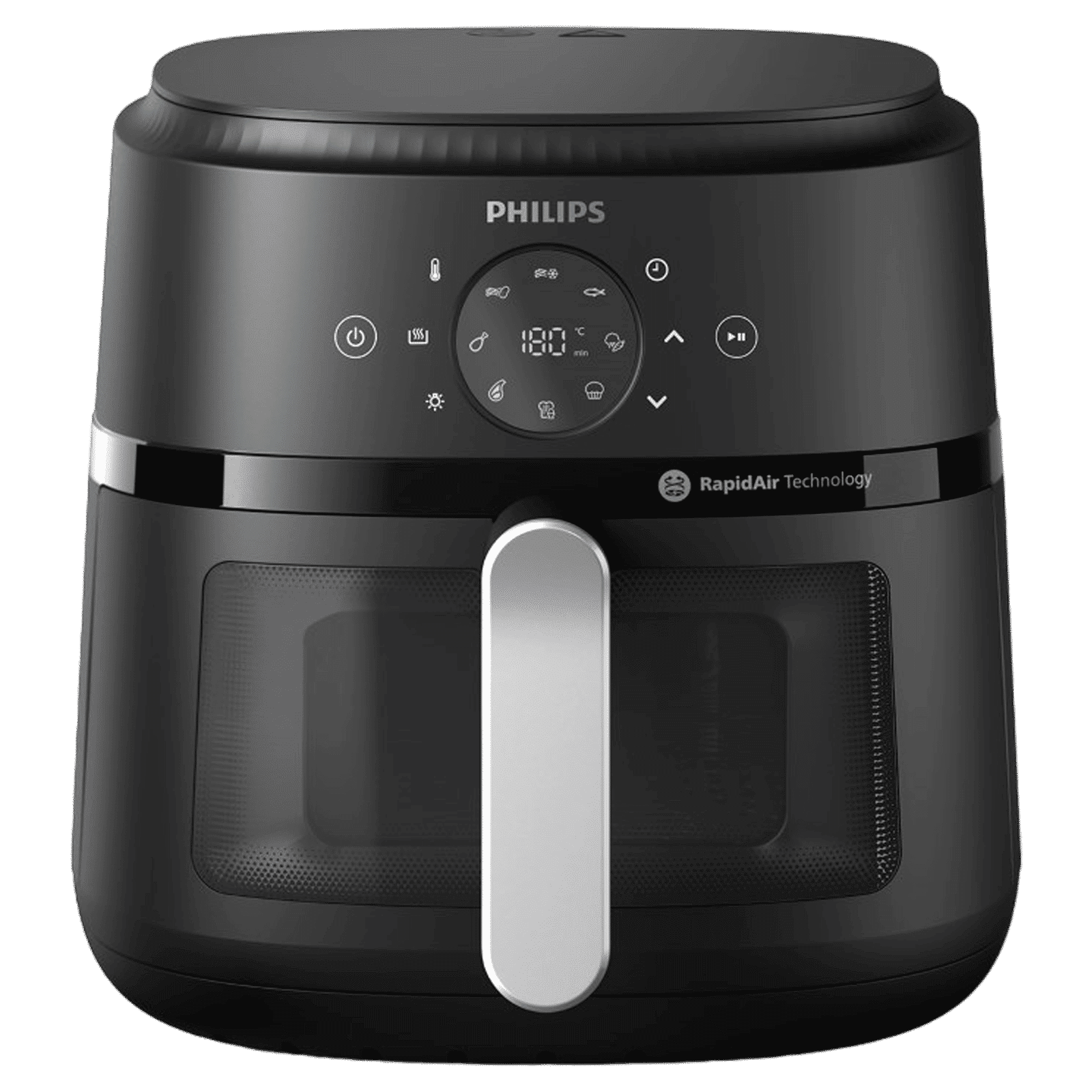 PHILIPS 2000 Series 4.2L 1500 Watt Digital Air Fryer with Rapid Air Technology (Black)