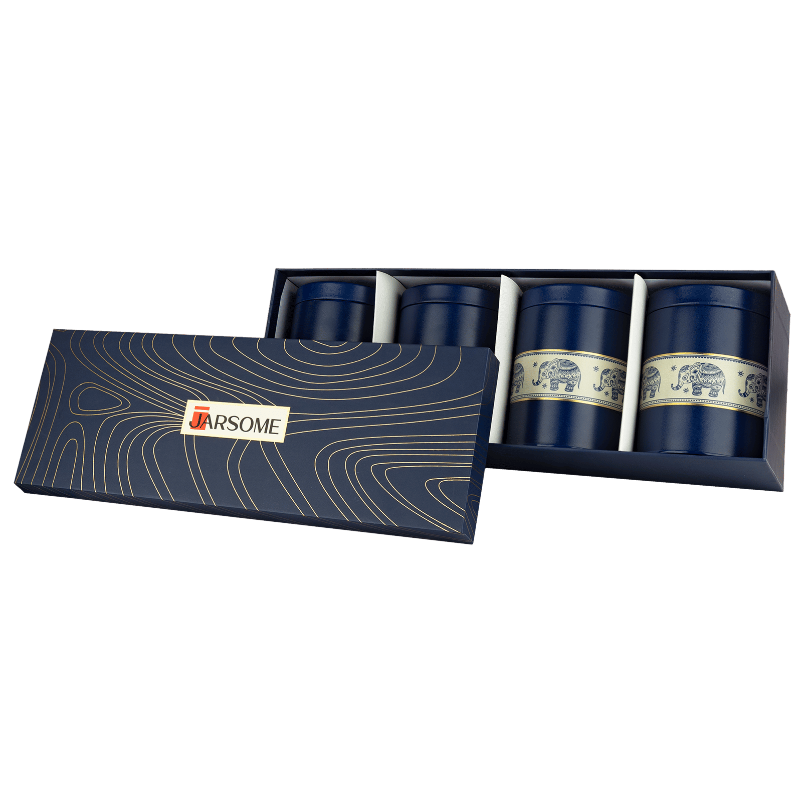 PHILIPS Jarsome Metal Container Set (Set of 4, Blue)