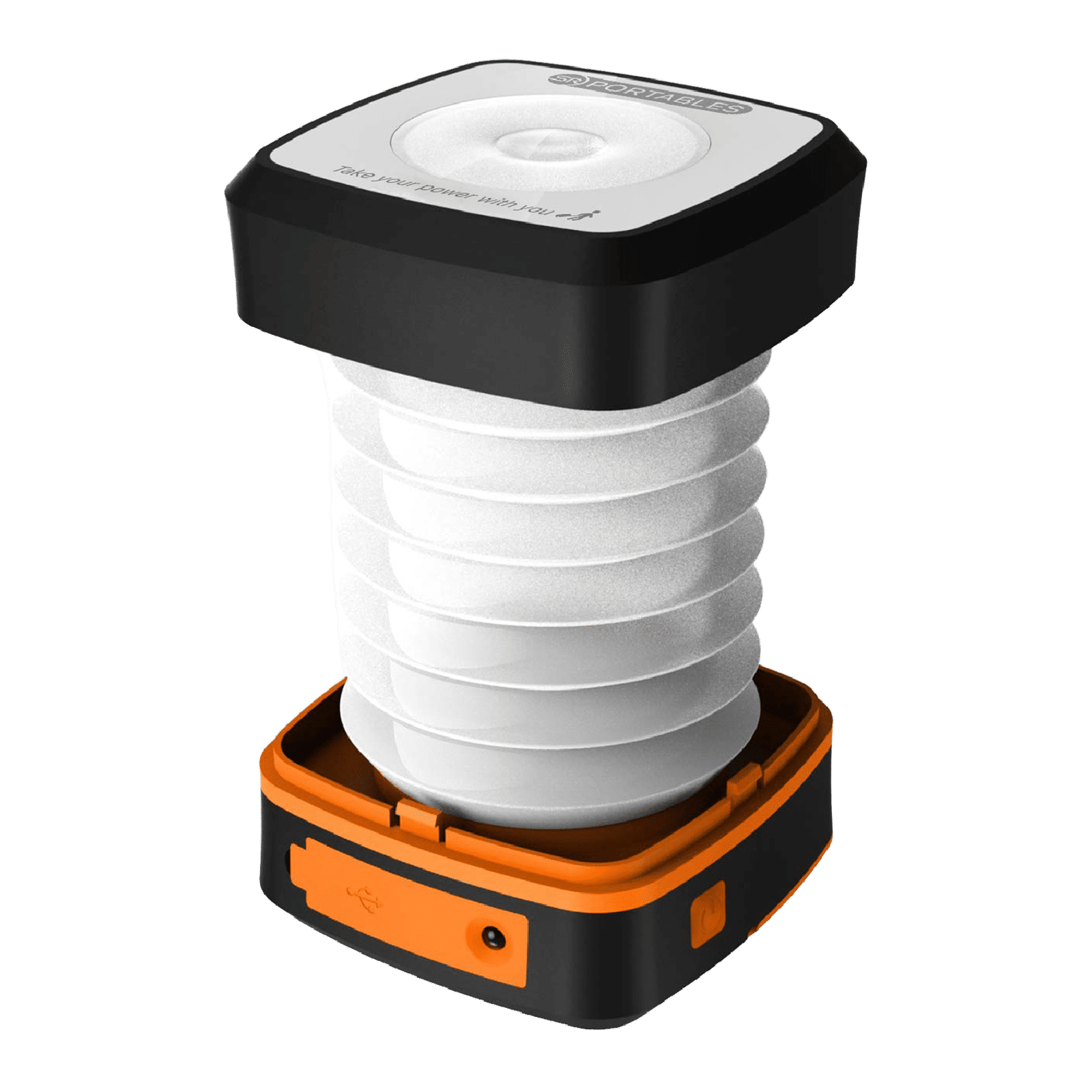 SR PORTABLES 1 Watt Solar Powered LED Light (140 Lumens, SRSOLLMP, Orange)