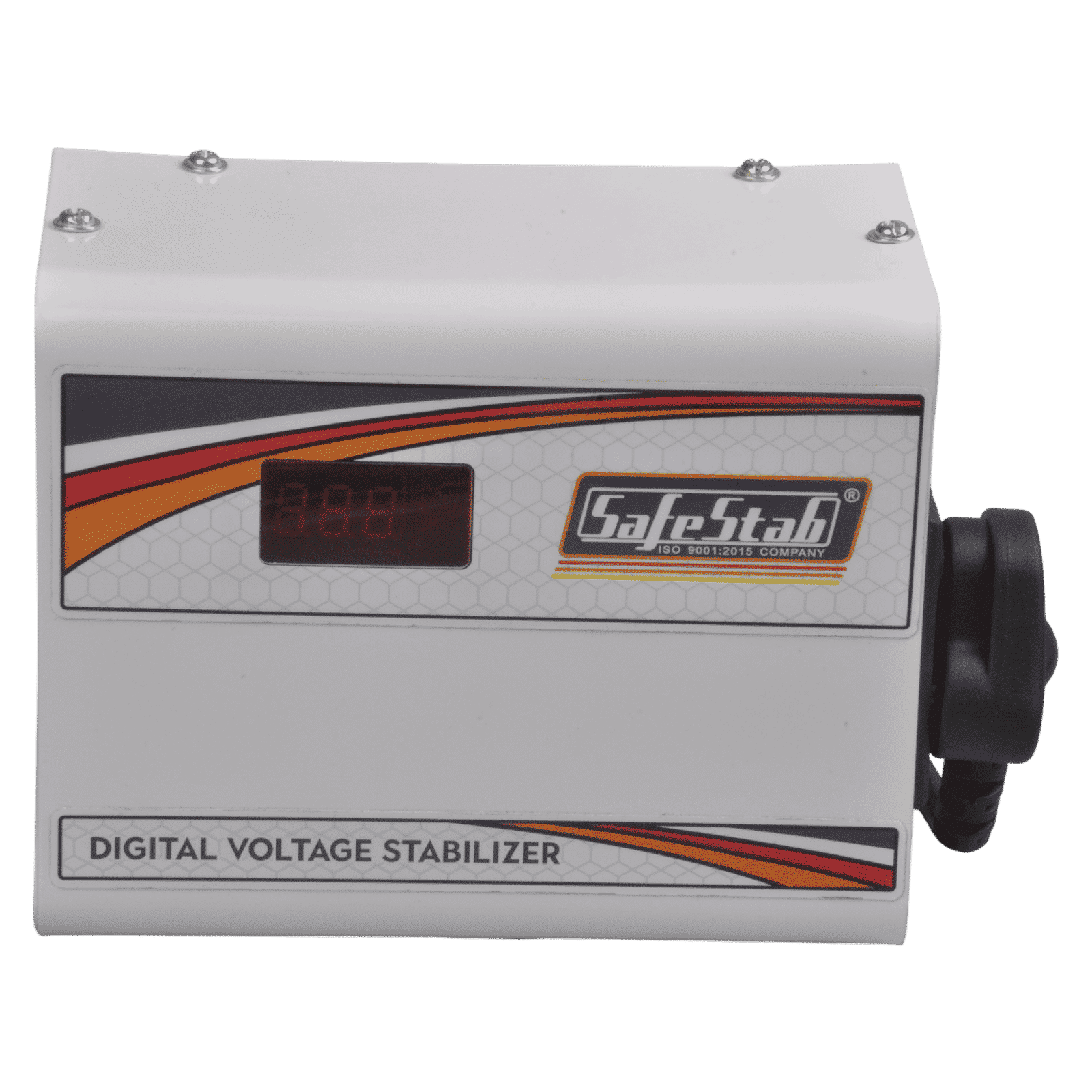 SafeStab Multi 50 2 Amps Voltage Stabilizer For 108cm (43") TV or 300 Liters Refrigerator (White)