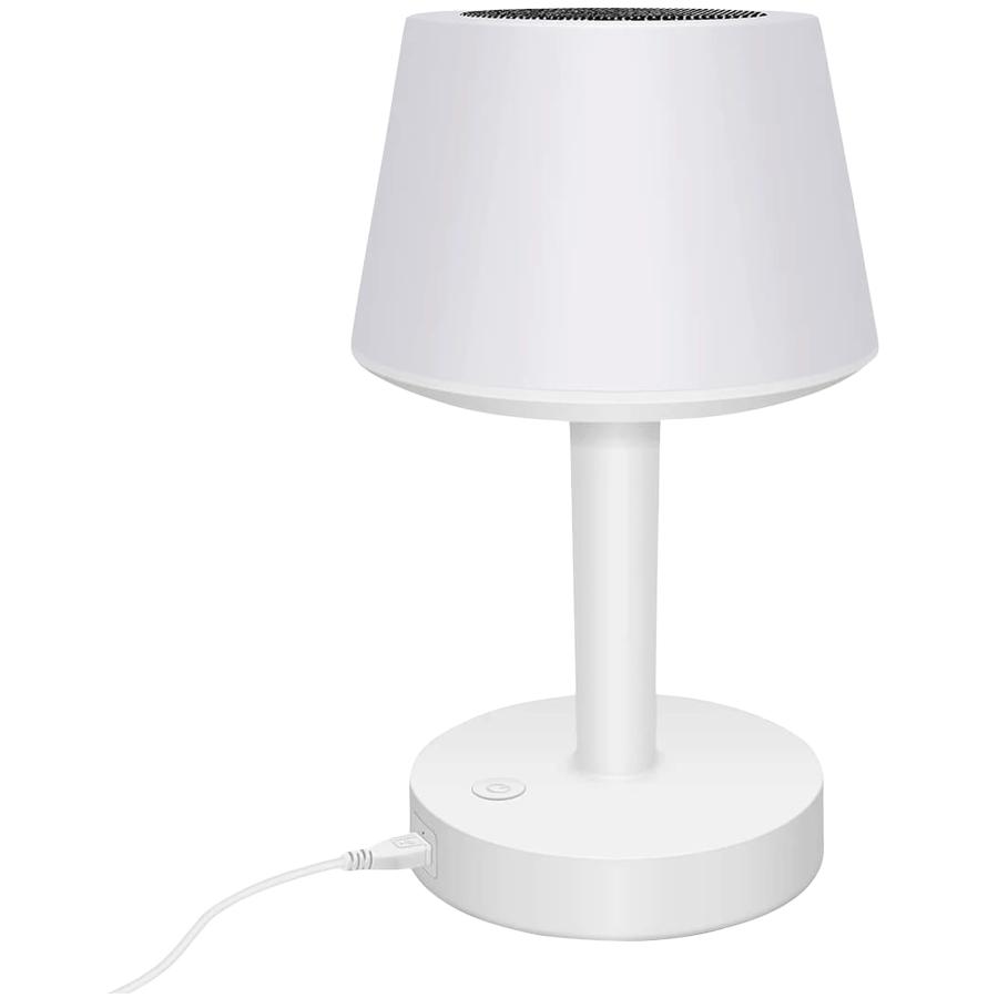 PORTRONICS Ilumi Electric Powered/Battery Powered 3 Watt Lamp Shade (POR 719, White)
