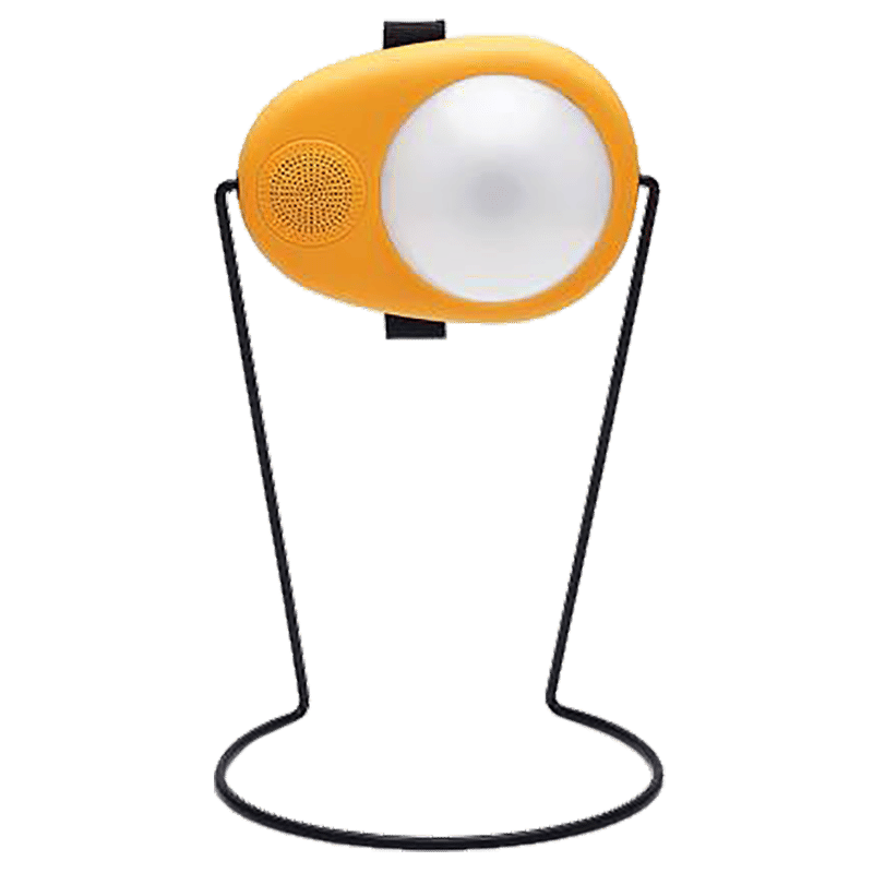 sun king Boom 1.04 Watts LED Solar Lamp (160 Lumens, With a Radio & MP3 Player, SK-321, Yellow/White)