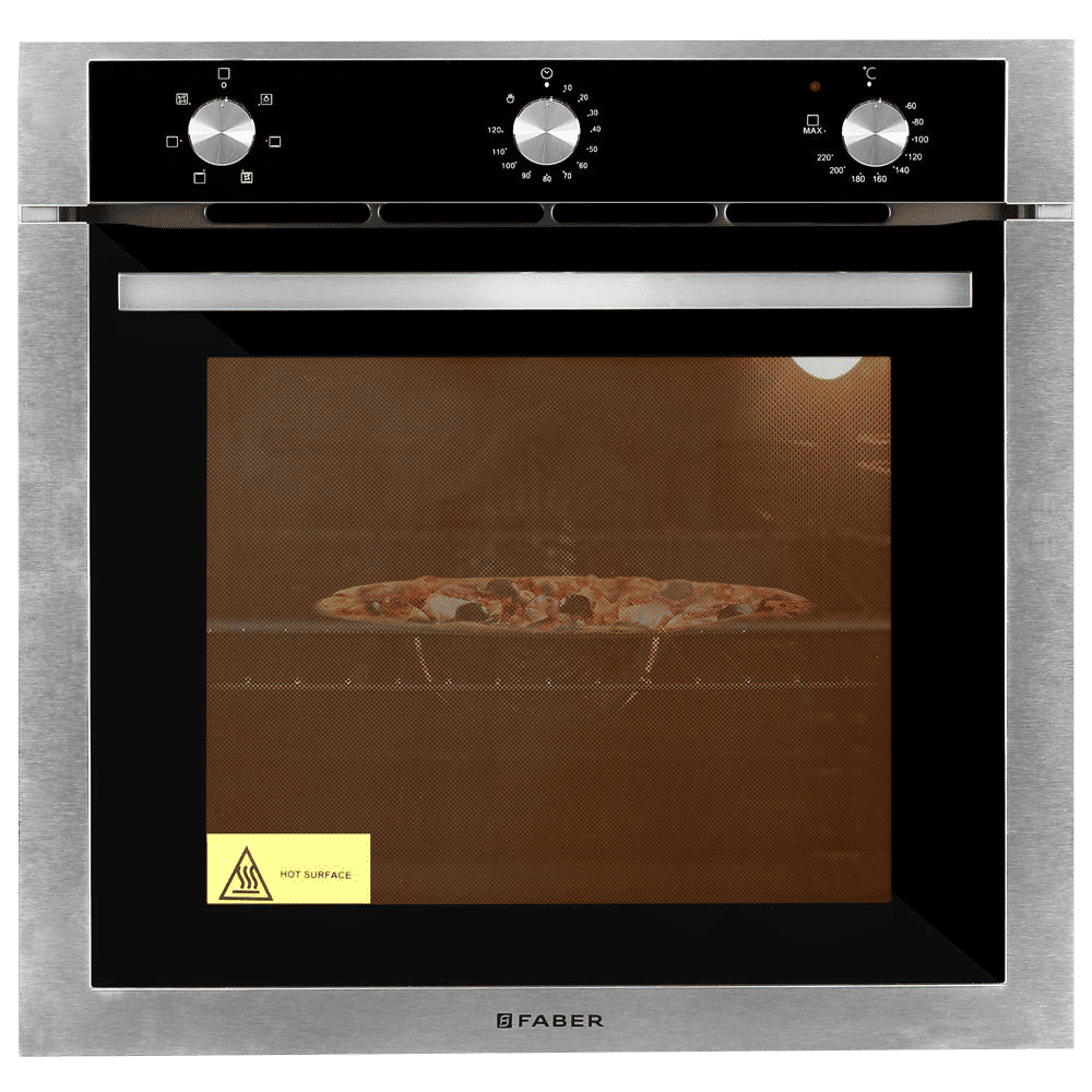 FABER FBIO 6F 80L Built-in Microwave Oven with 6 Autocook Menus (Black)