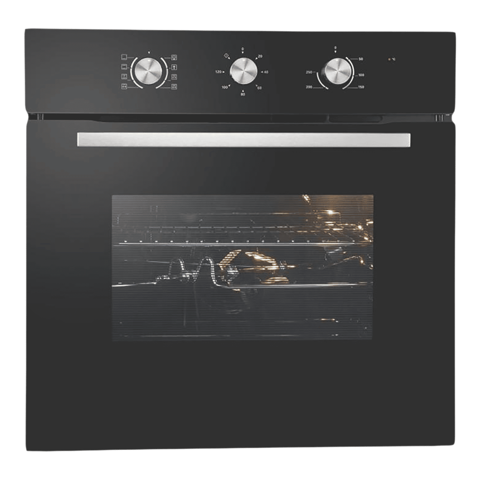 elica 65L 60cm Built-in Microwave with Mechanical Control (EPBI 861 MMF, Black)