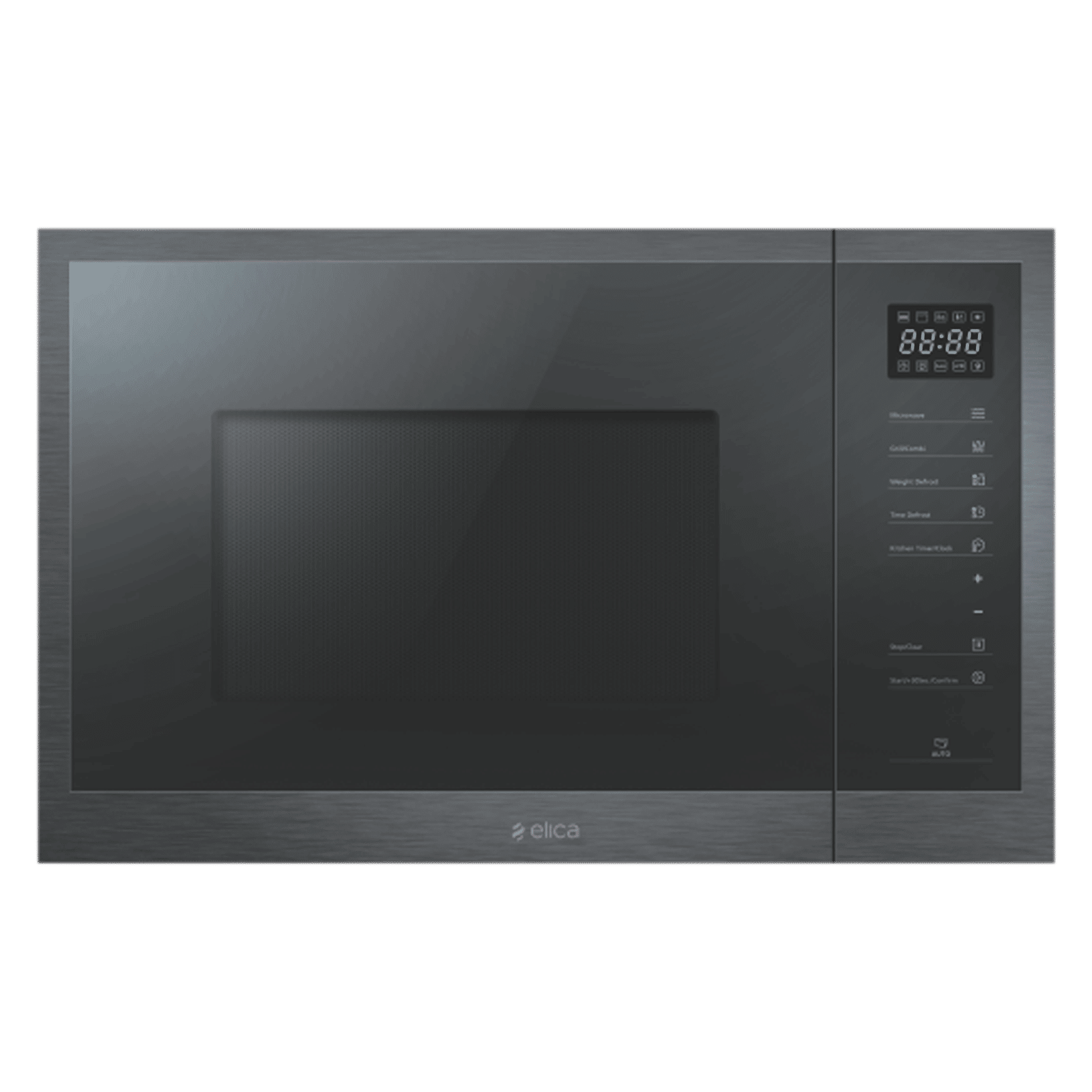 elica EPBIMWO G25 Nero Inox 25L 60cm Built-in Microwave with 8 Autocook Menus (EPBI MWO G25, Black)