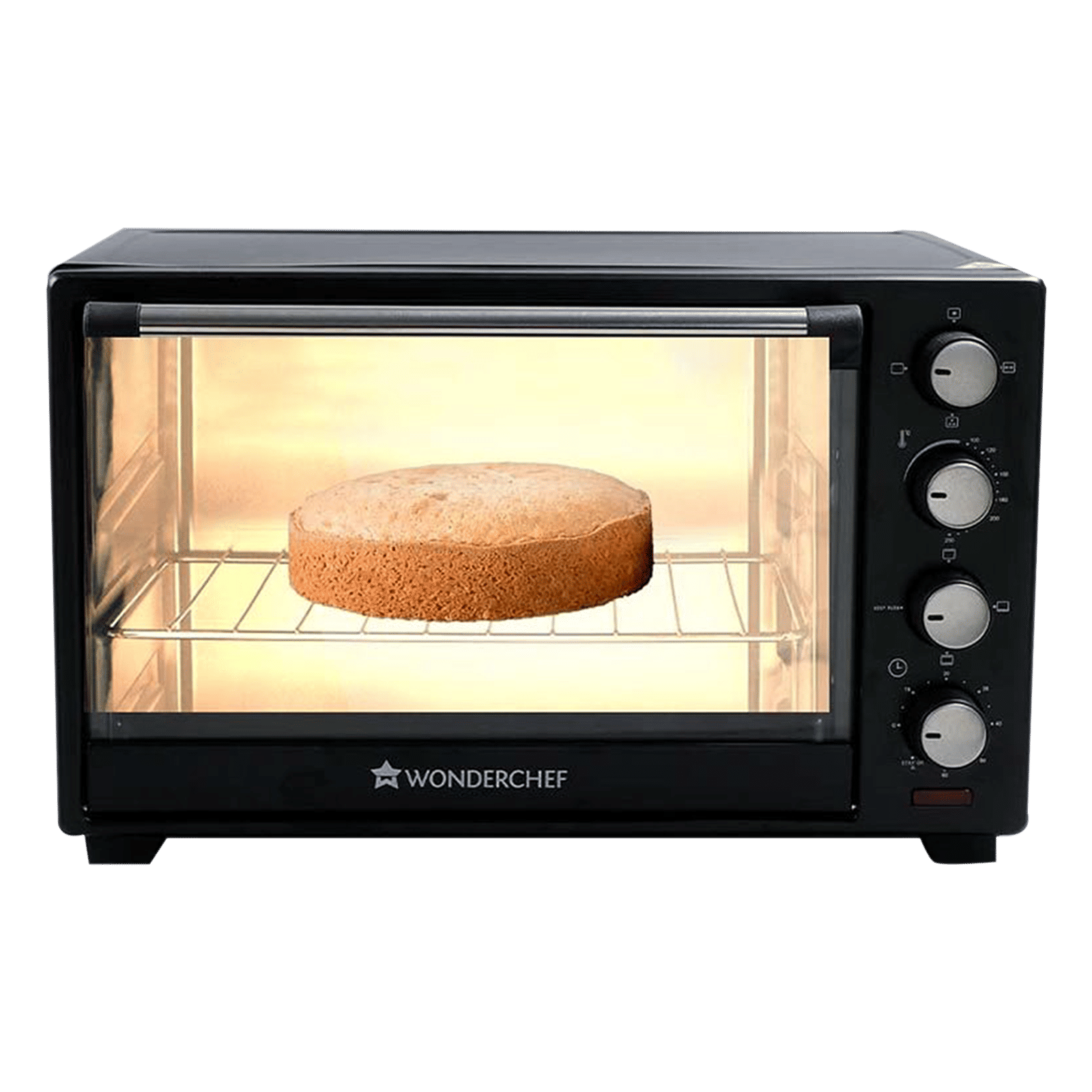 WONDERCHEF 28L Oven Toaster Grill with Rotisserie (Black)