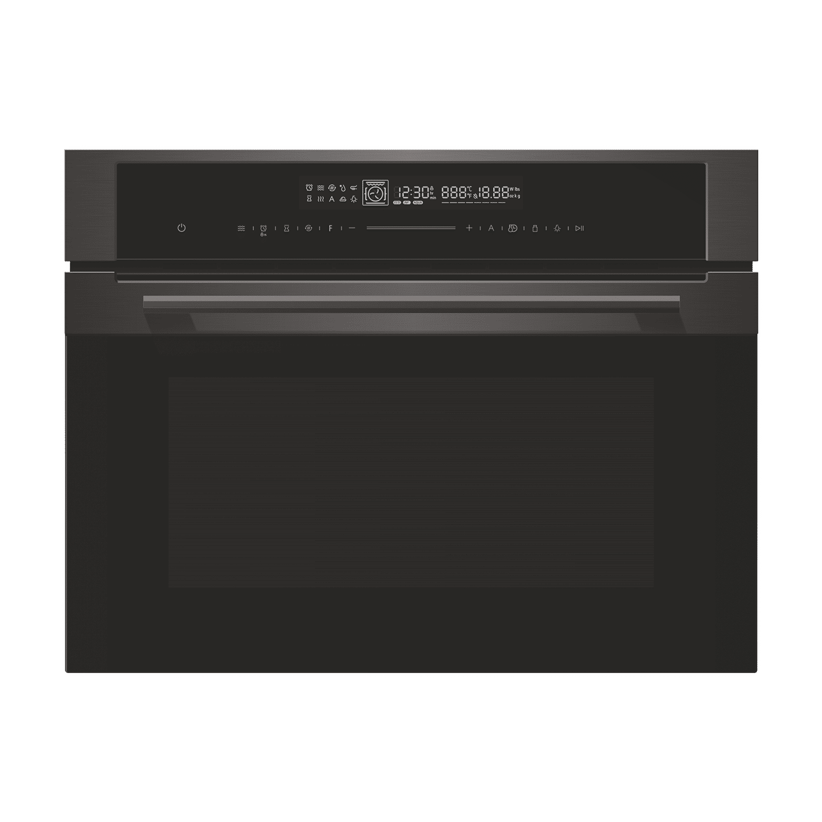 elica EPBI Inox Nero 50L 60cm Built-in Microwave with 13 Auto Preset Programs (EPBI Combo, Black)