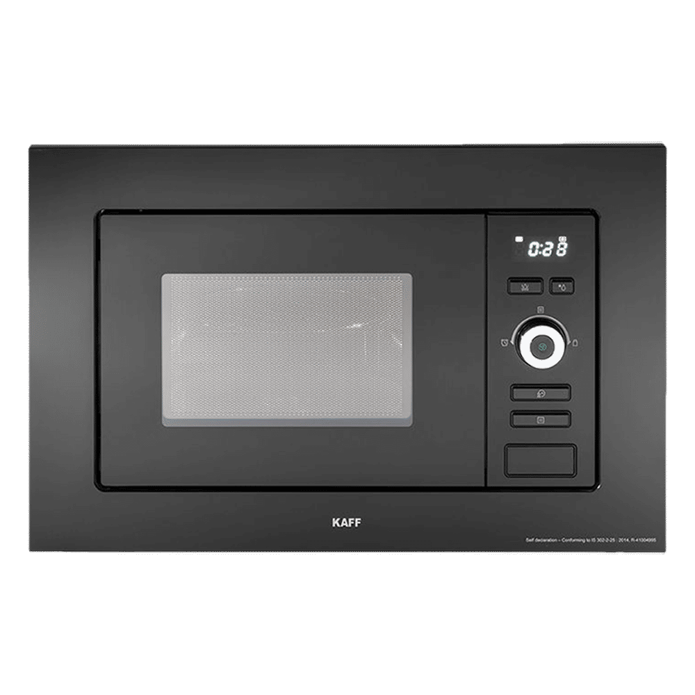 KAFF KMW 5PJ 20L Built-in Microwave Oven with Autocook Menus (Black)