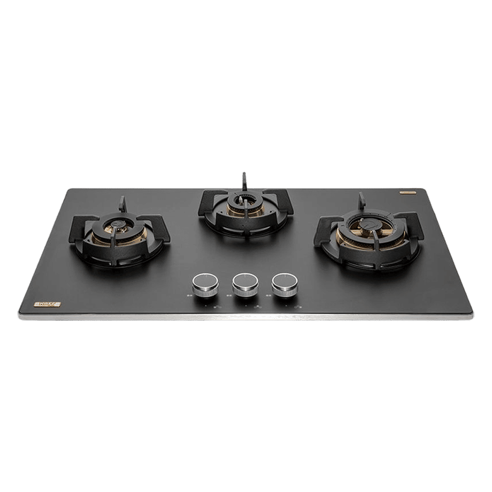KAFF MSM 783 Glass Top 3 Burner Automatic Hob (Flame Failure Device, Black)