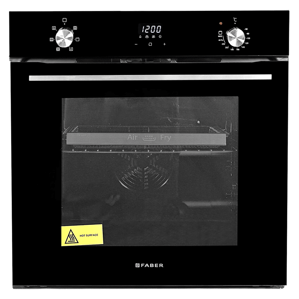 FABER FBIO 6F AF BK 83L Built-in Microwave Oven with Anti Scalding Cold Door Technology (Black)