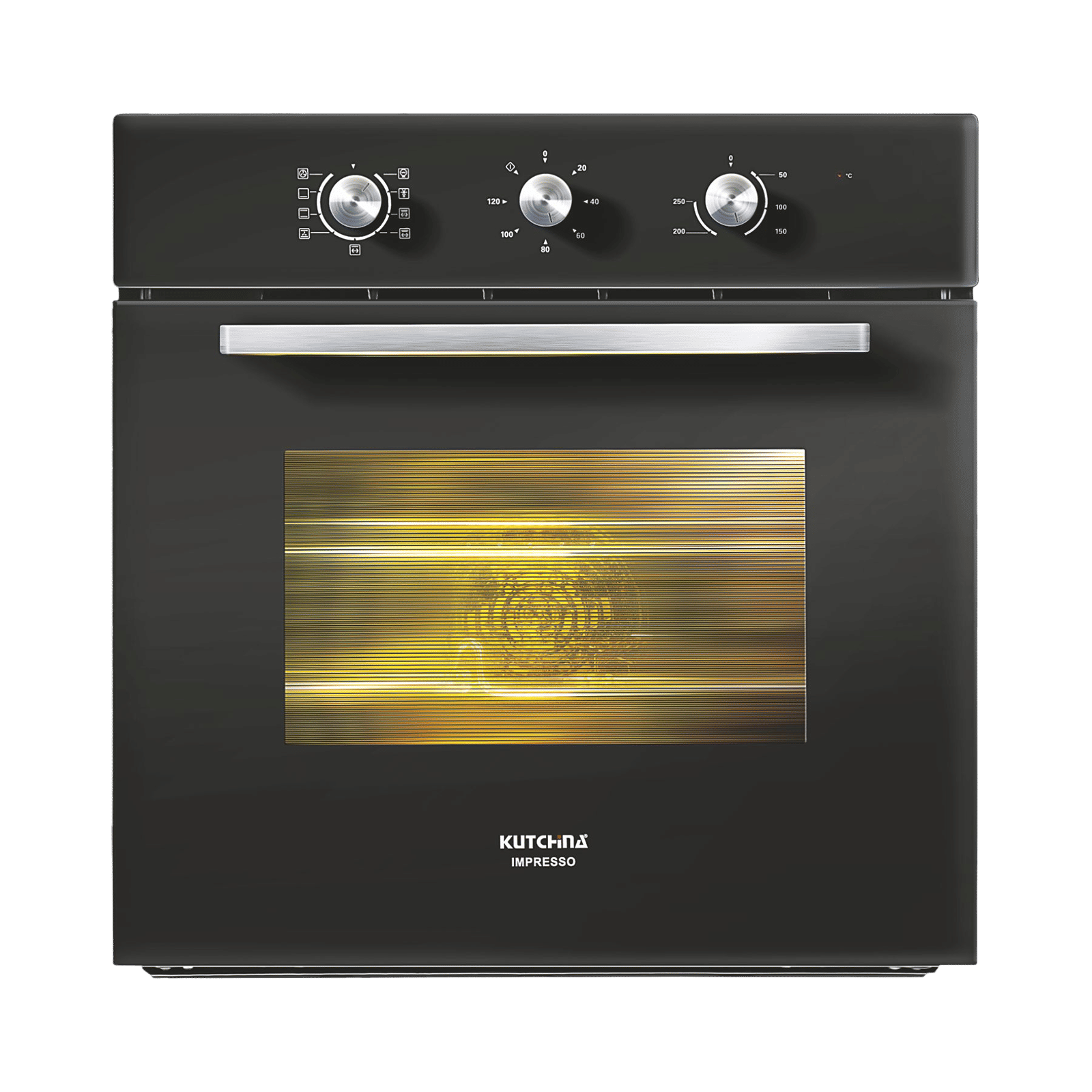 Kutchina Impresso 65L Built-in Convection Microwave with 9 Autocook Menus (244, Black)