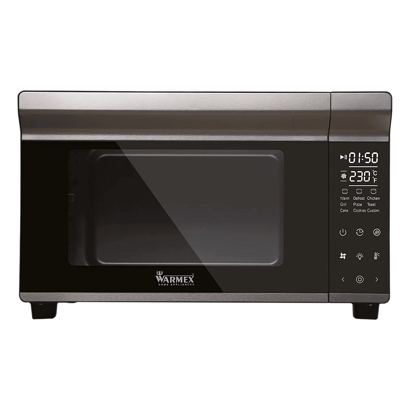 WARMEX 28L Oven Toaster Grill with Motorized Rotisserie (MB28L, Black)