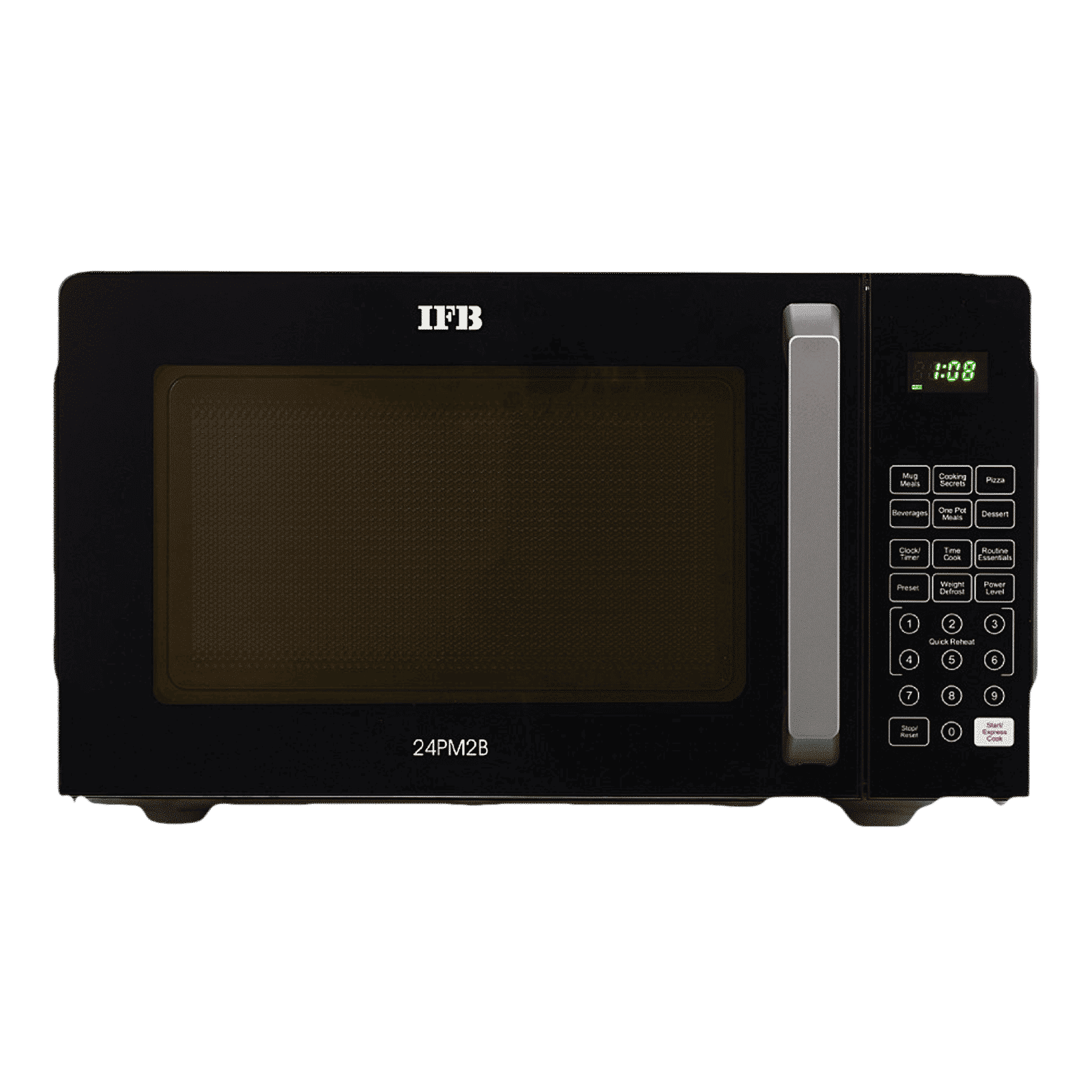 IFB 24PM2B 24L Solo Microwave Oven with 69 Autocook Menus (Black)