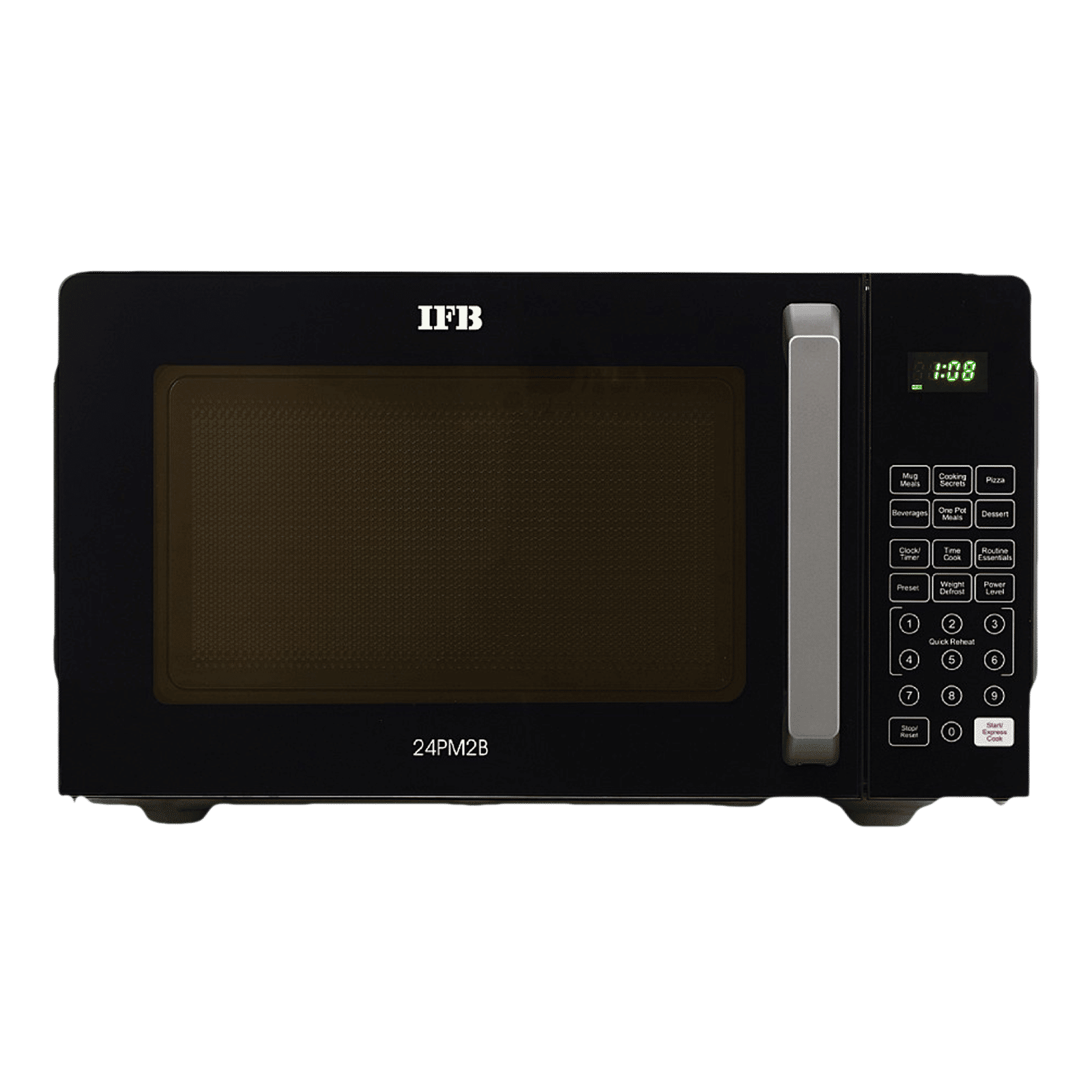 IFB 24PM2B 24L Solo Microwave Oven with Multi Stage Cooking (Black)