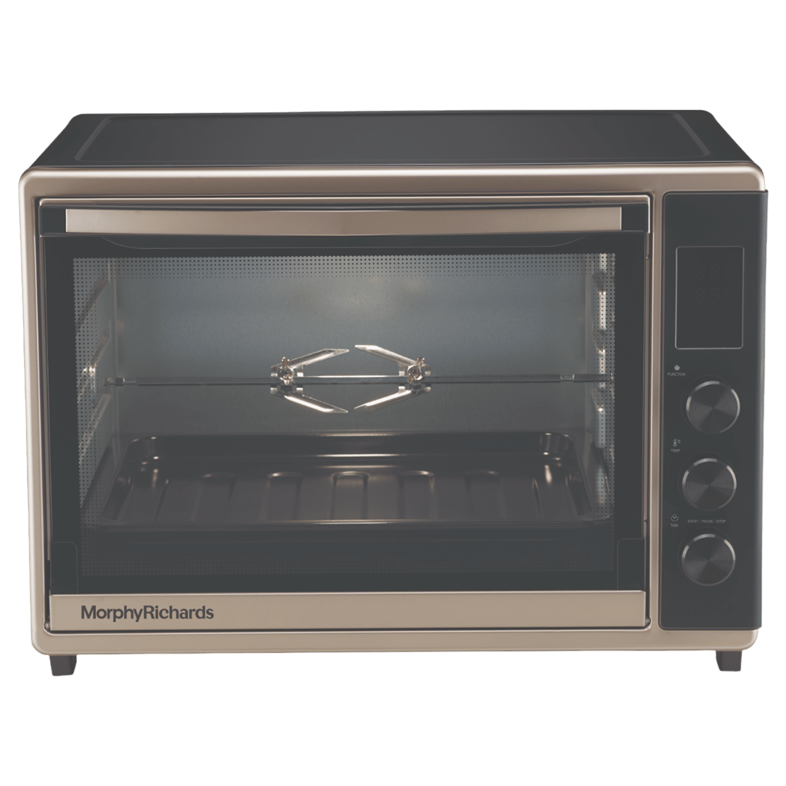 morphy richards 52RCD Digi 52L Oven Toaster Grill with 8 Preset Menus (Champagne Gold and Black)
