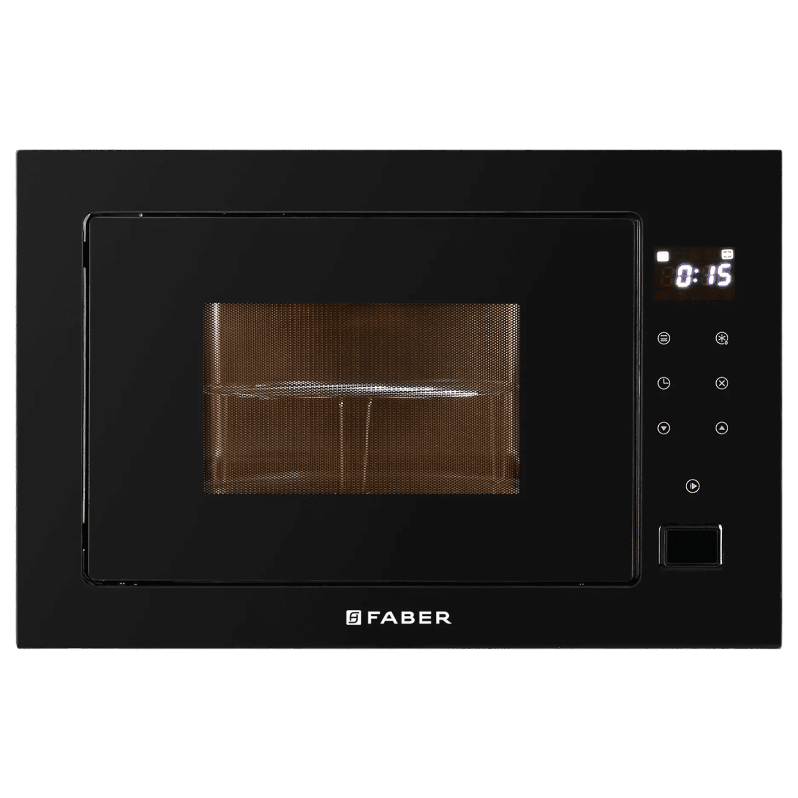 FABER FBIMWO 25 SG 25L 60cm Convection Microwave with 8 Auto Cook Menus (131.0697.114, Black)