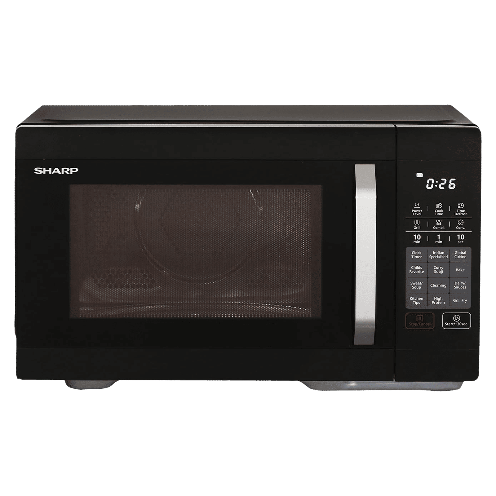SHARP Kamando-C27 27L Convection Microwave Oven with Healthy Fry (Black)