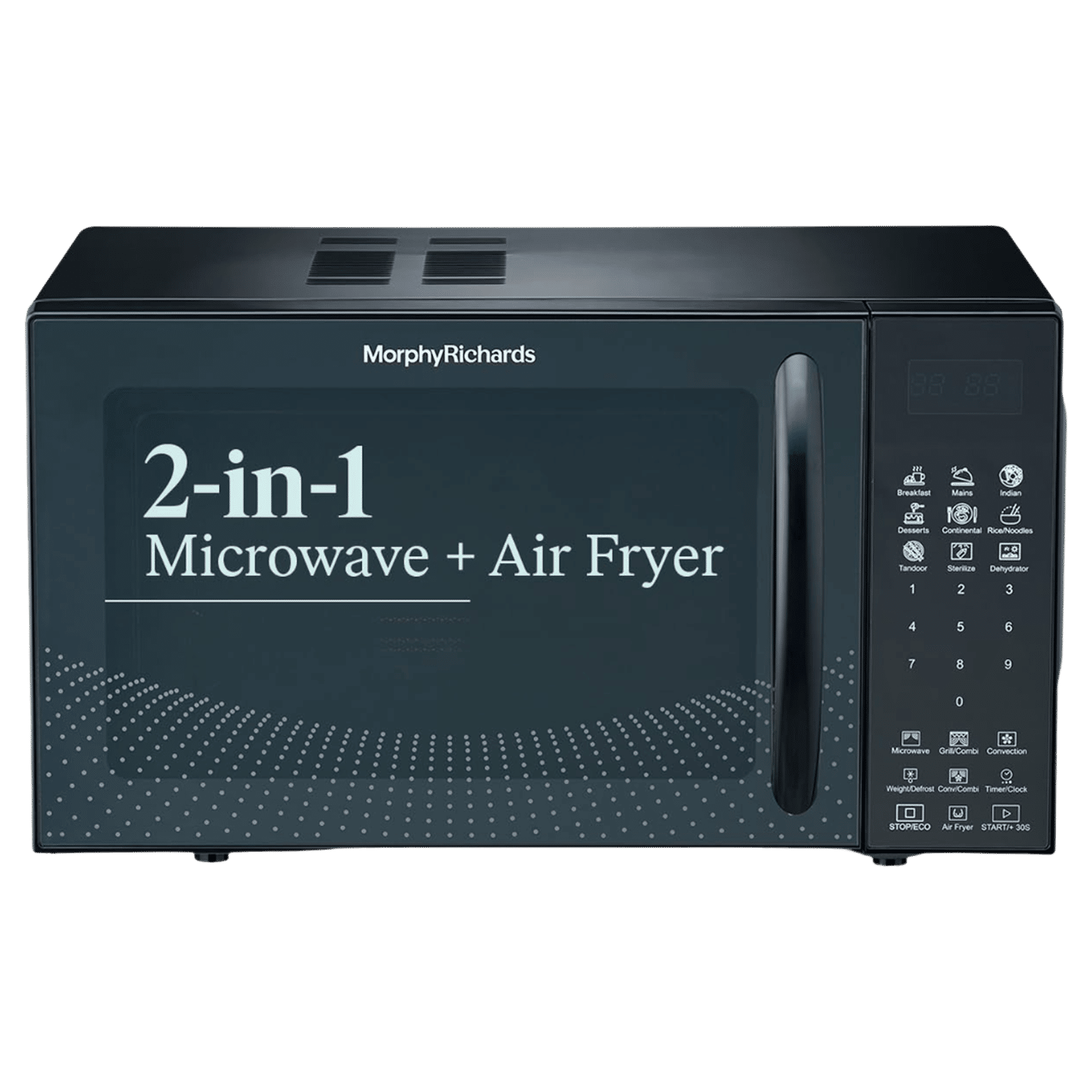 morphy richards Air 23CGAD 23L Convection Microwave Oven with In-Built Air Fryer(Black)
