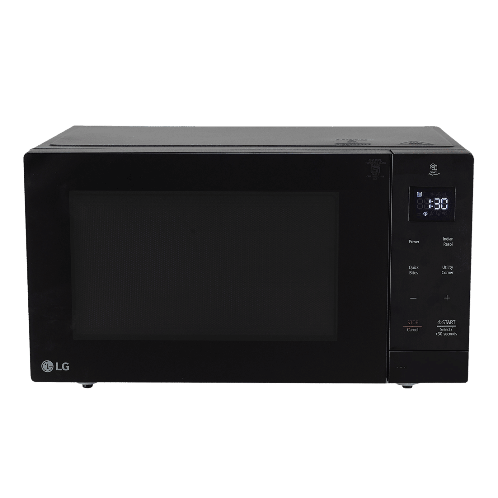 LG 30L Solo Microwave Oven with i-Wave Technology (Black)