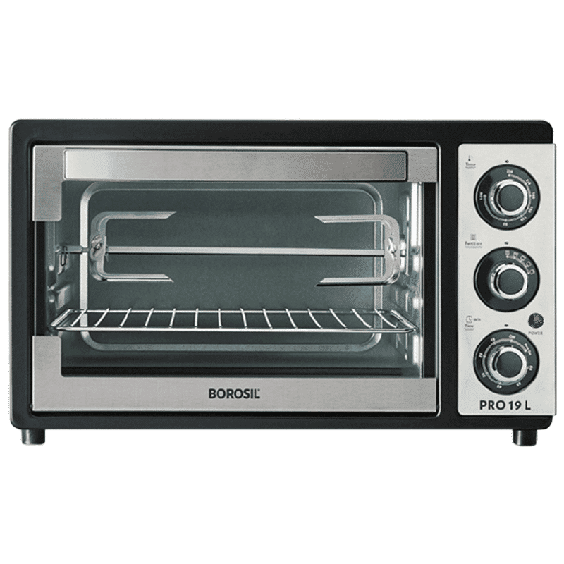 Borosil Pro 19 Litres OTG (Power Indicator, BOTG19RB12, Silver)