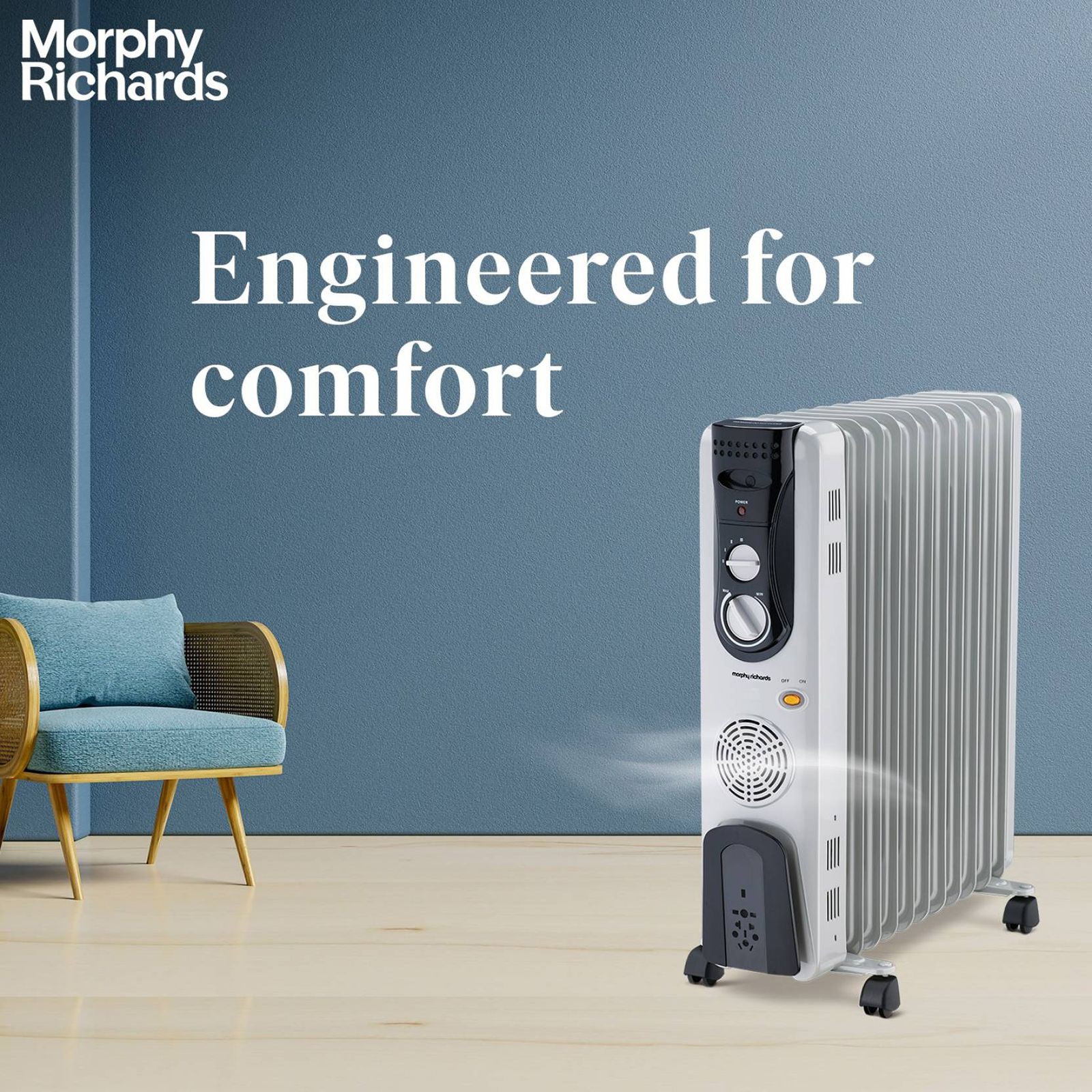 Buy morphy richards 2900W Oil Filled Radiator Room Heater with 11