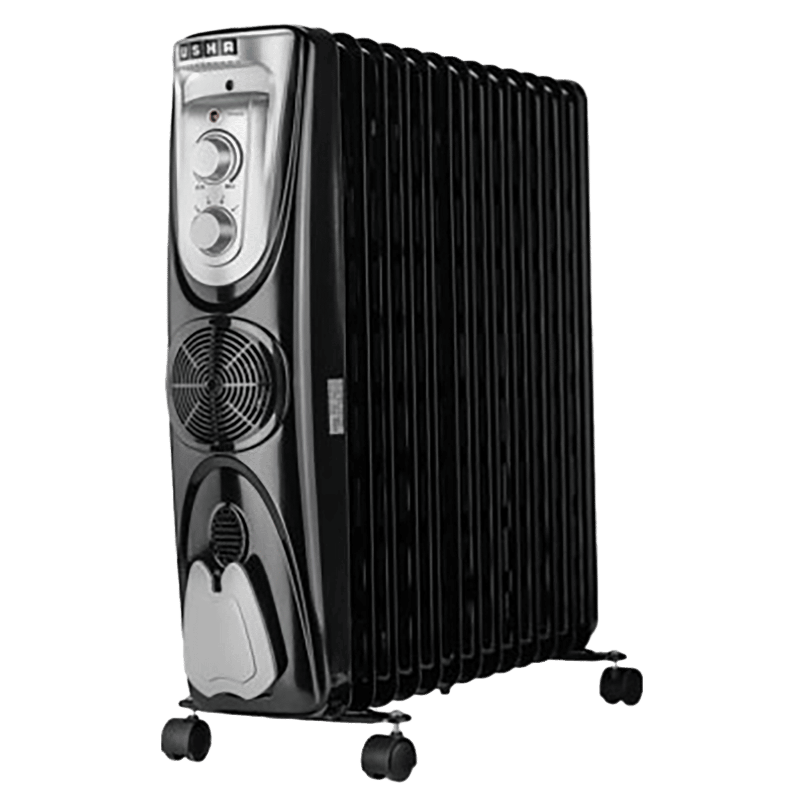 USHA 3809 F 2000W PTC Oil Filled Radiator Room Heater with 9 Fins (Adjustable Thermostat
