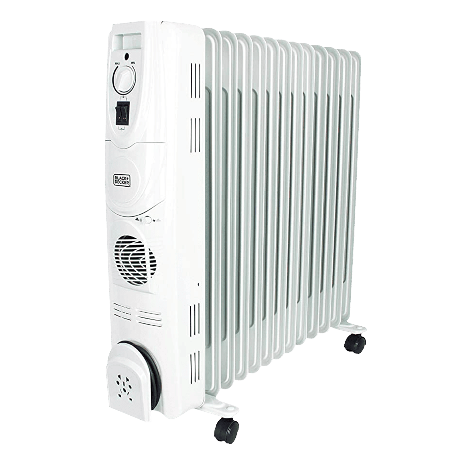 BLACK & DECKER BXRA1301IN 2800W Oil Filled Radiator Room Heater with 13 Fins (Adjustable Thermostat