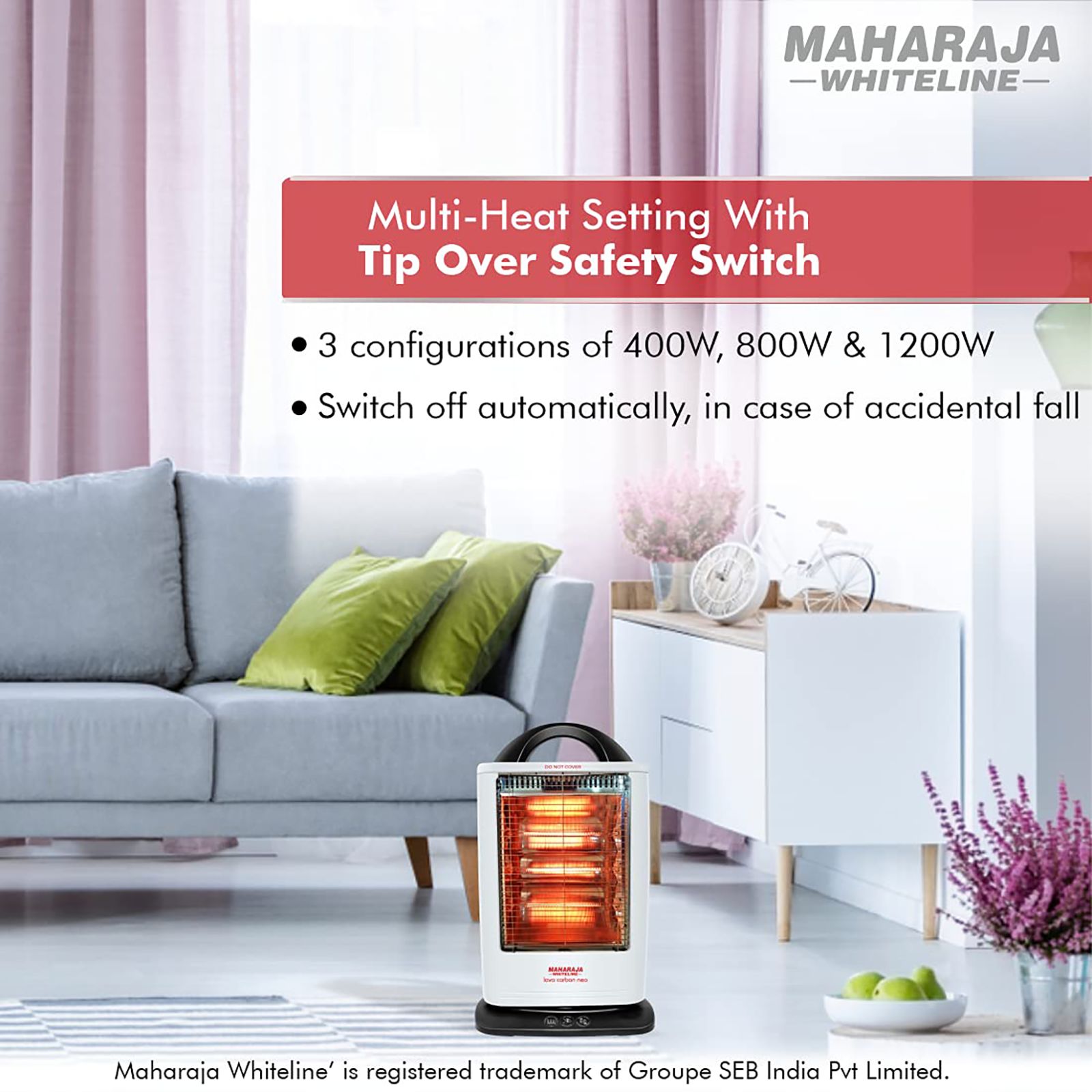 Maharaja Lava Maharaja Halogen Room Heater Buy Maharaja
