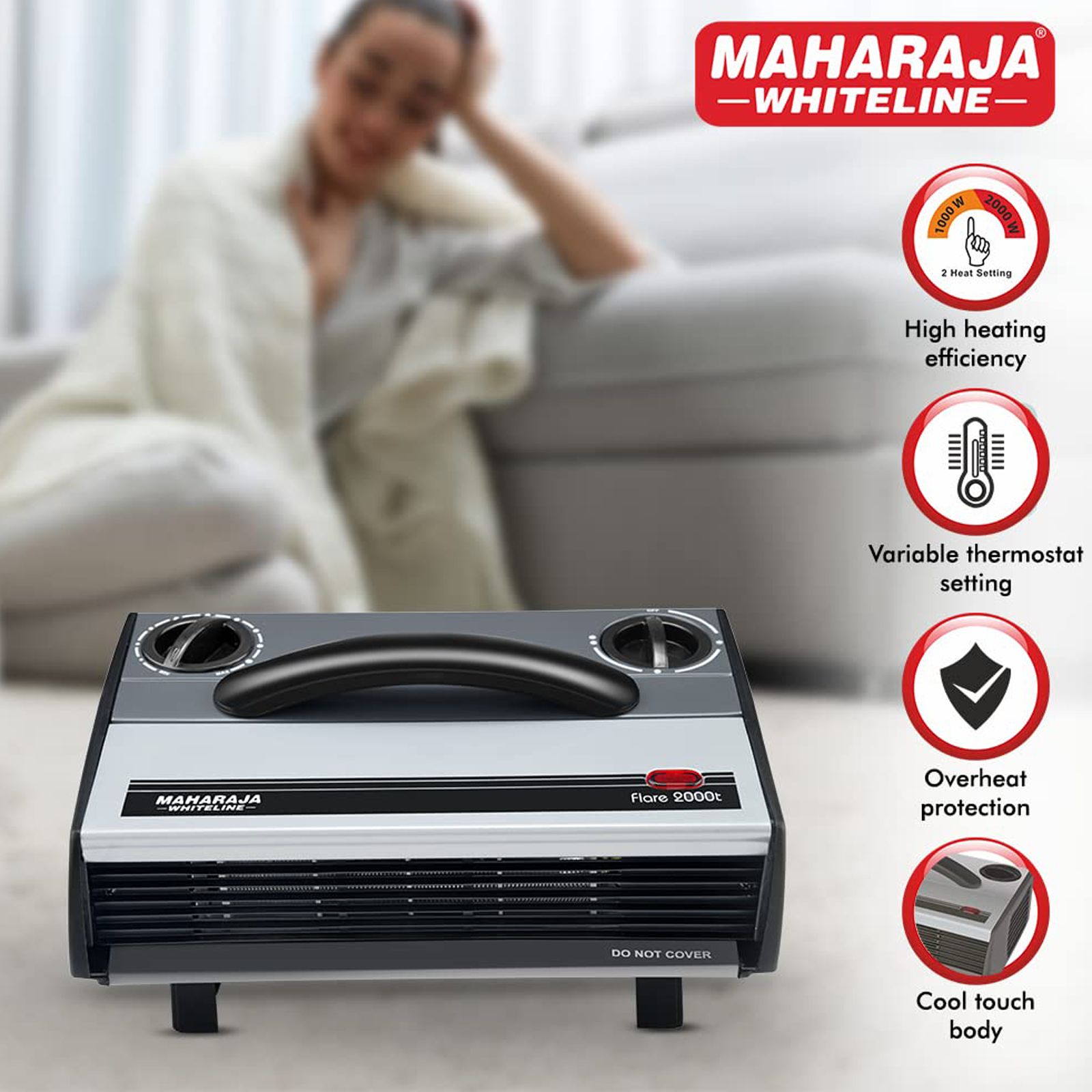 Heat Setting Maharaja Halogen Room Heater Buy Maharaja